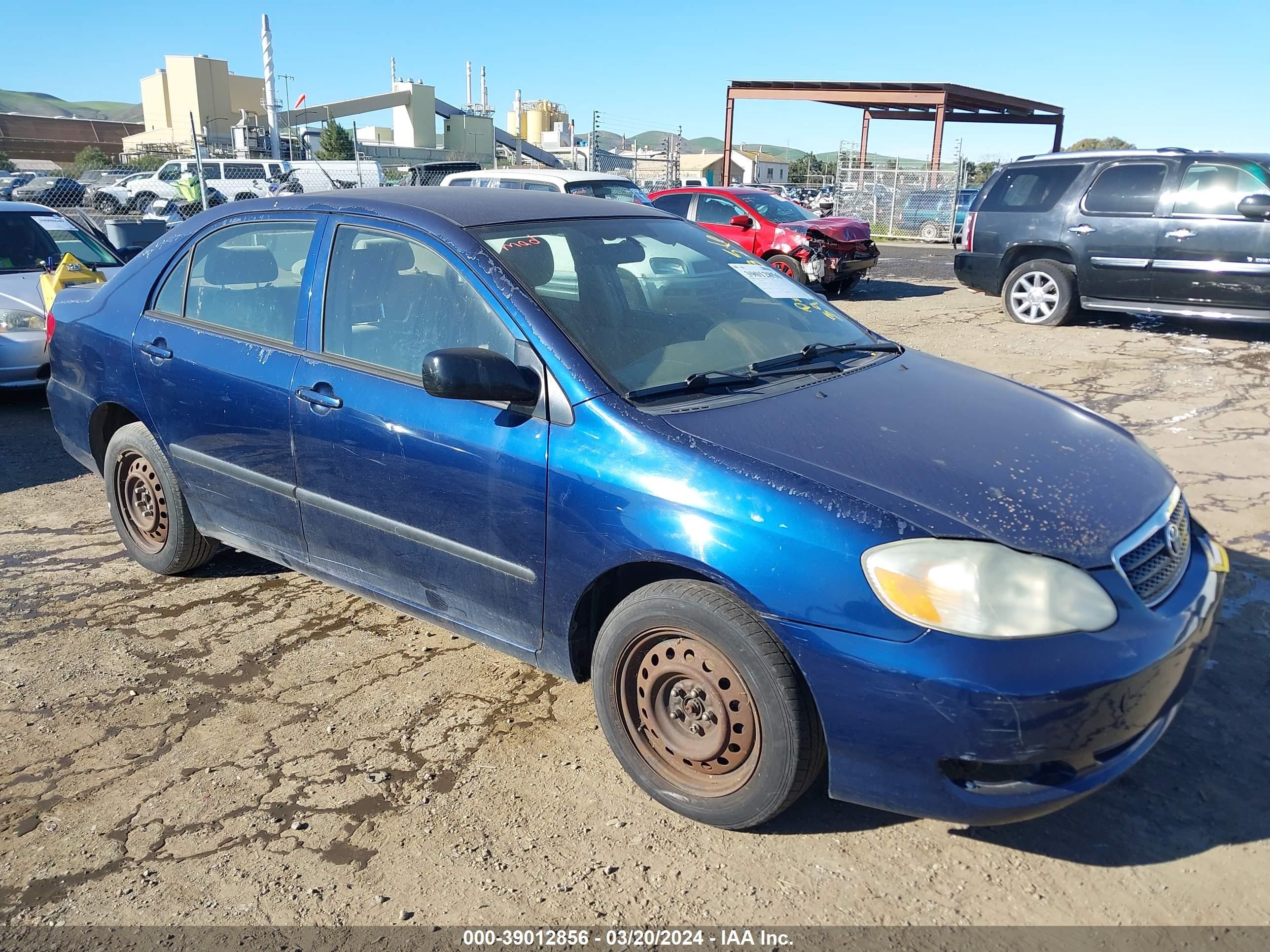 TOYOTA COROLLA 2006 jtdbr32e160070124