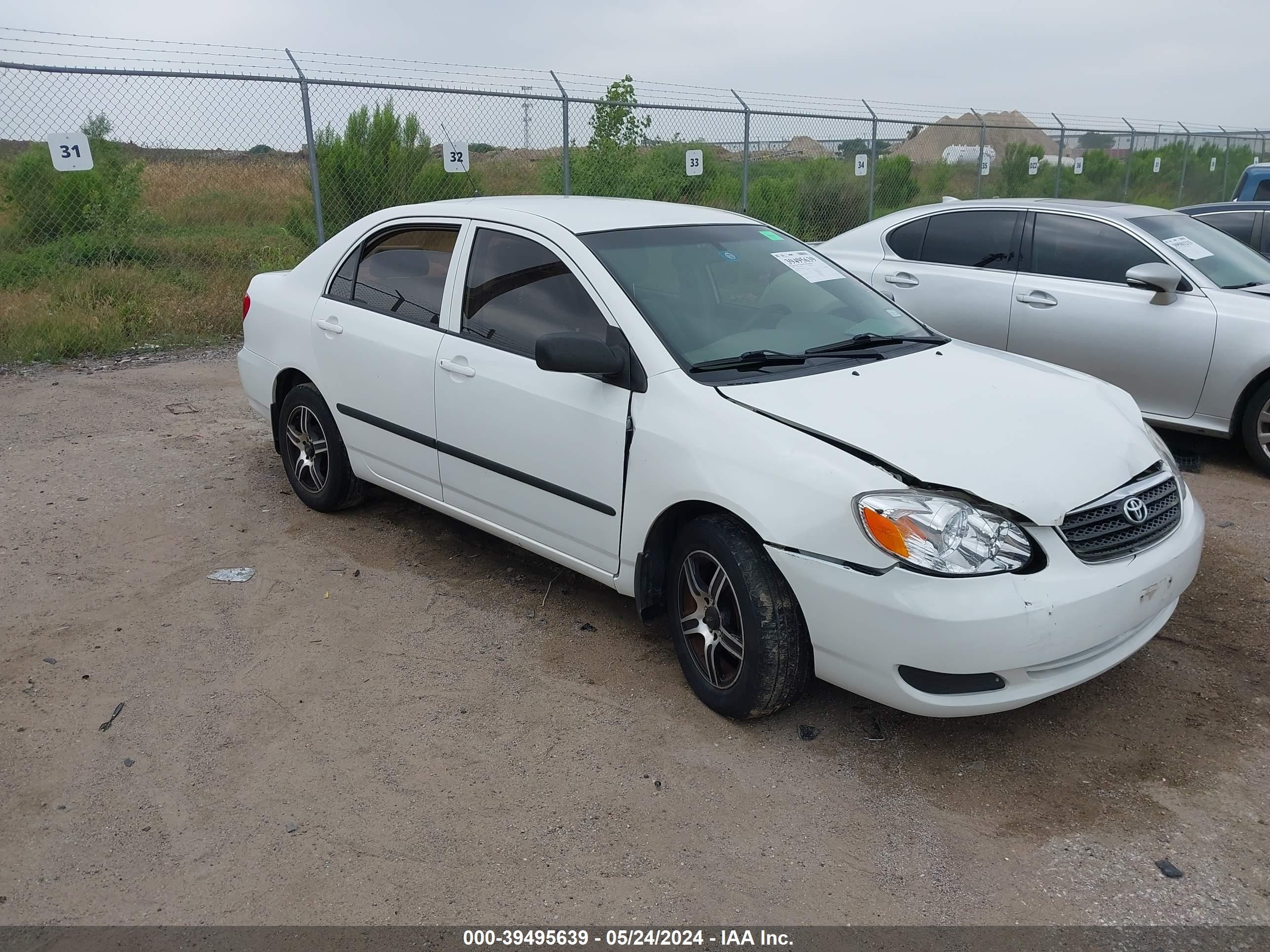 TOYOTA COROLLA 2007 jtdbr32e170105648