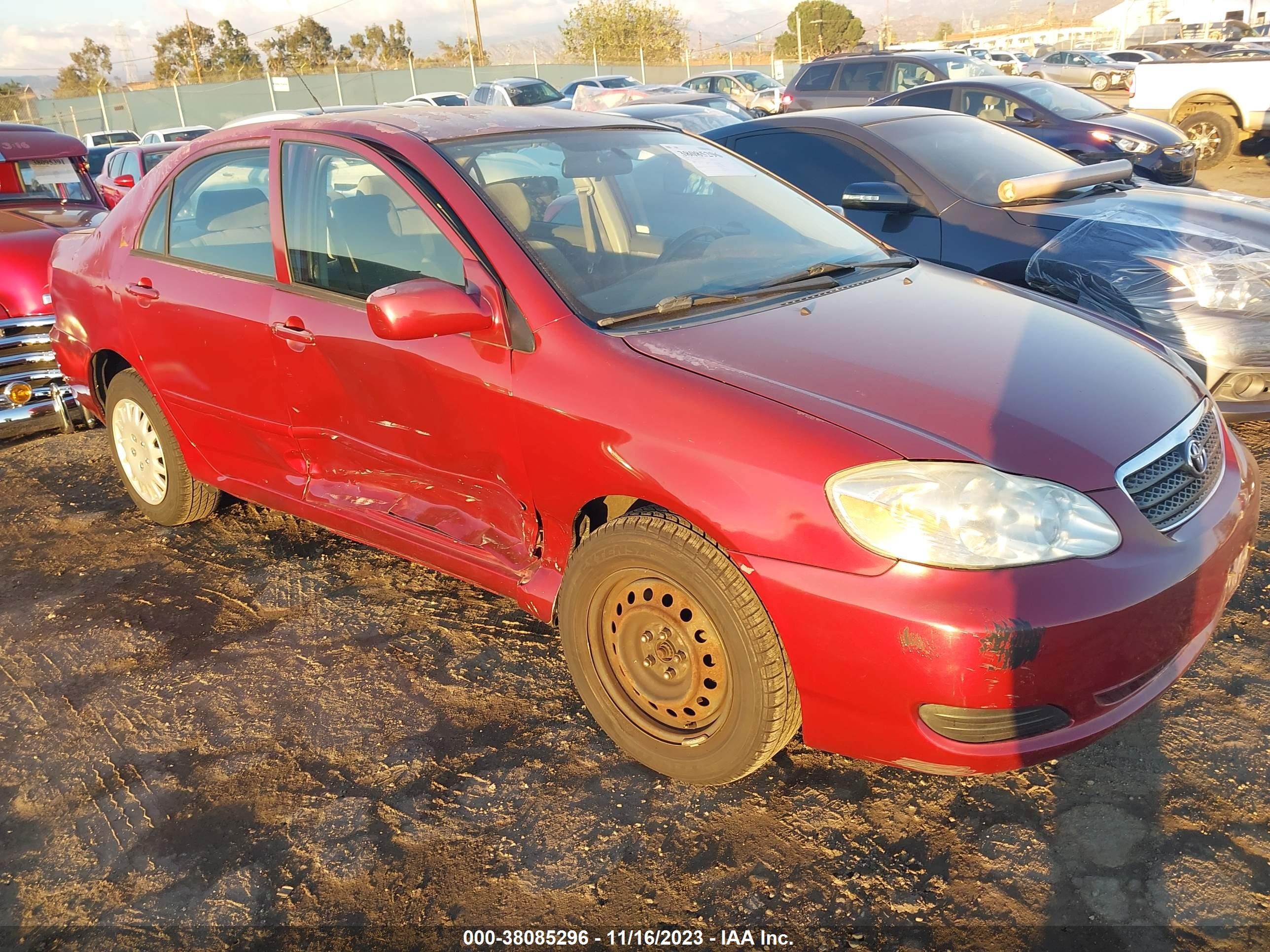 TOYOTA COROLLA 2007 jtdbr32e170113121