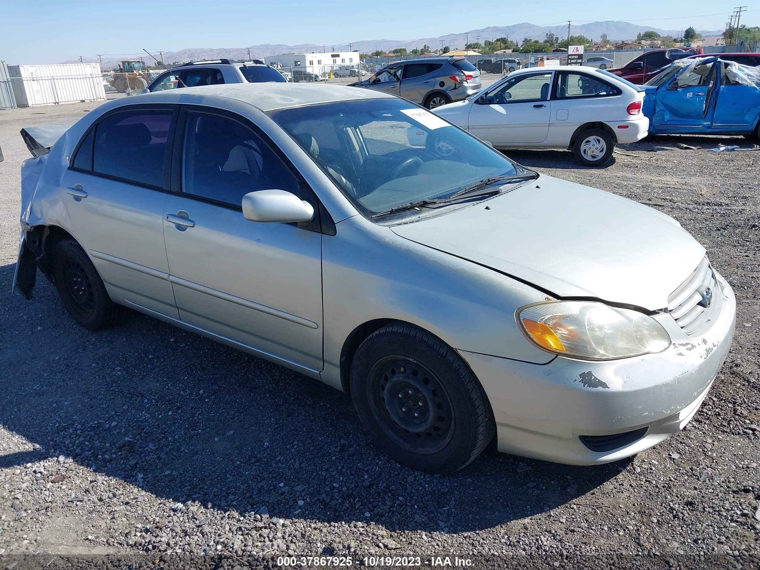 TOYOTA COROLLA 2003 jtdbr32e330017002