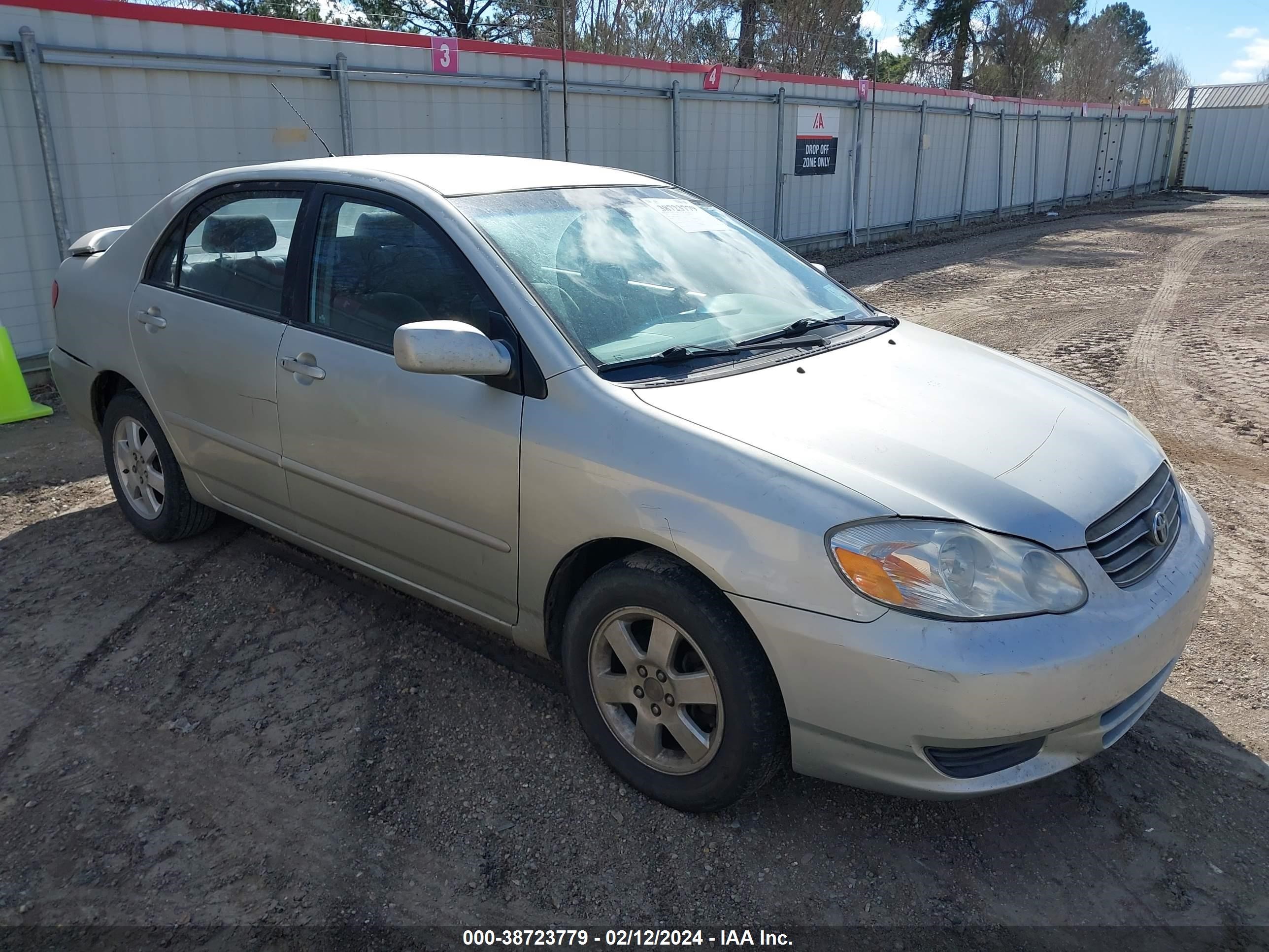 TOYOTA COROLLA 2003 jtdbr32e330041929