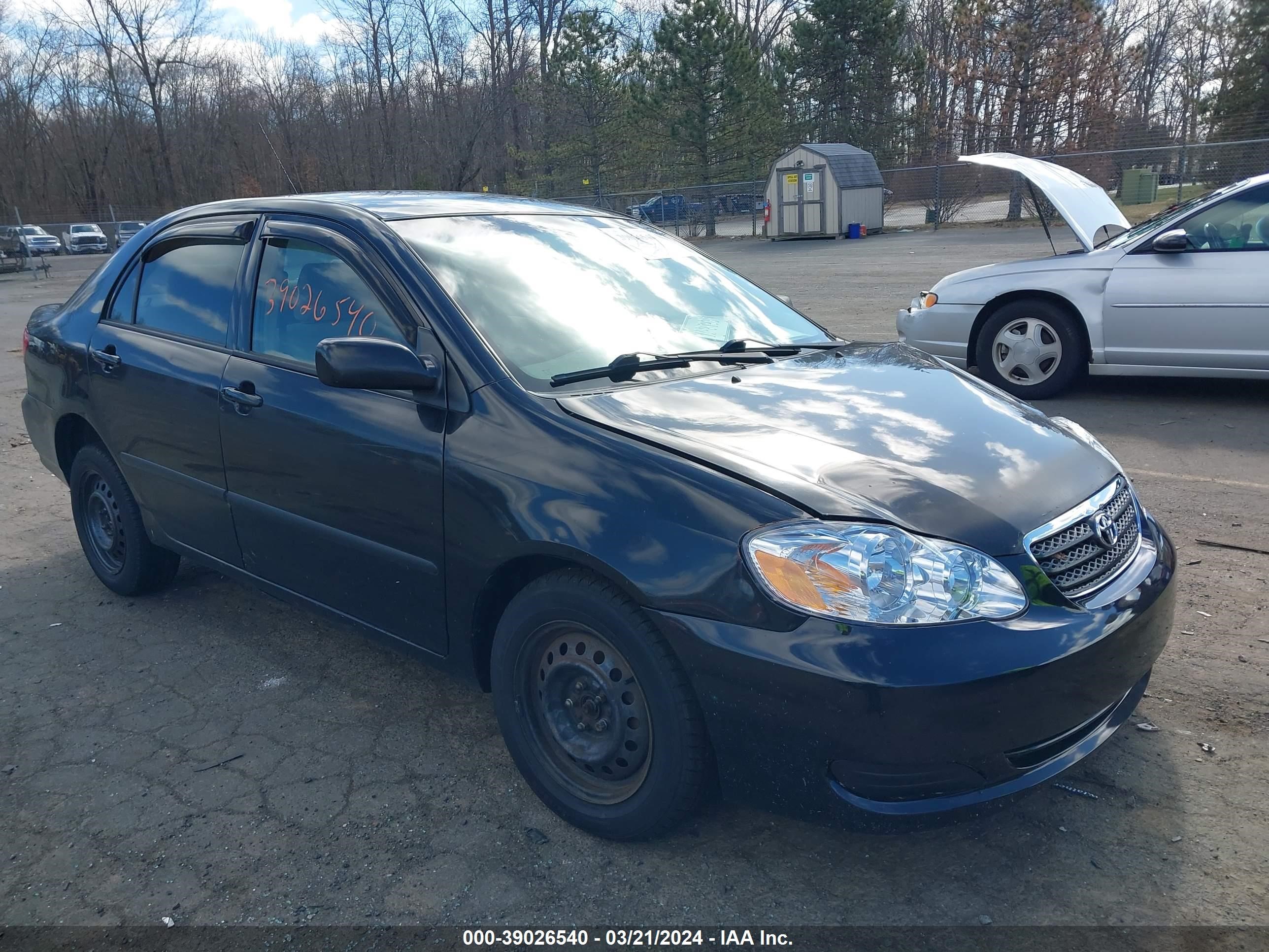 TOYOTA COROLLA 2007 jtdbr32e370124816