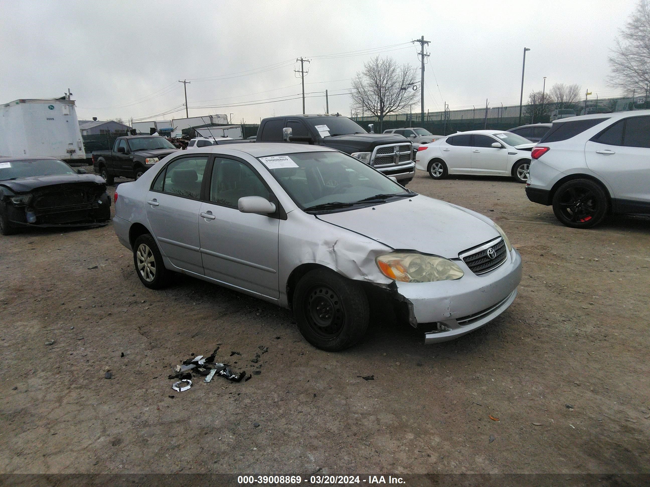 TOYOTA COROLLA 2007 jtdbr32e470129331