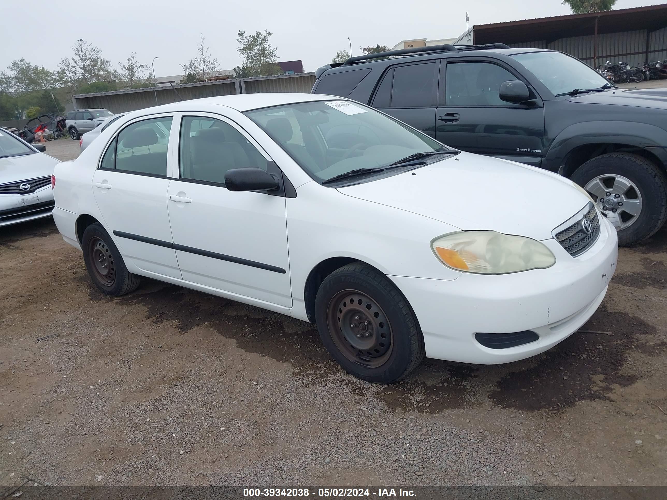 TOYOTA COROLLA 2007 jtdbr32e570136322