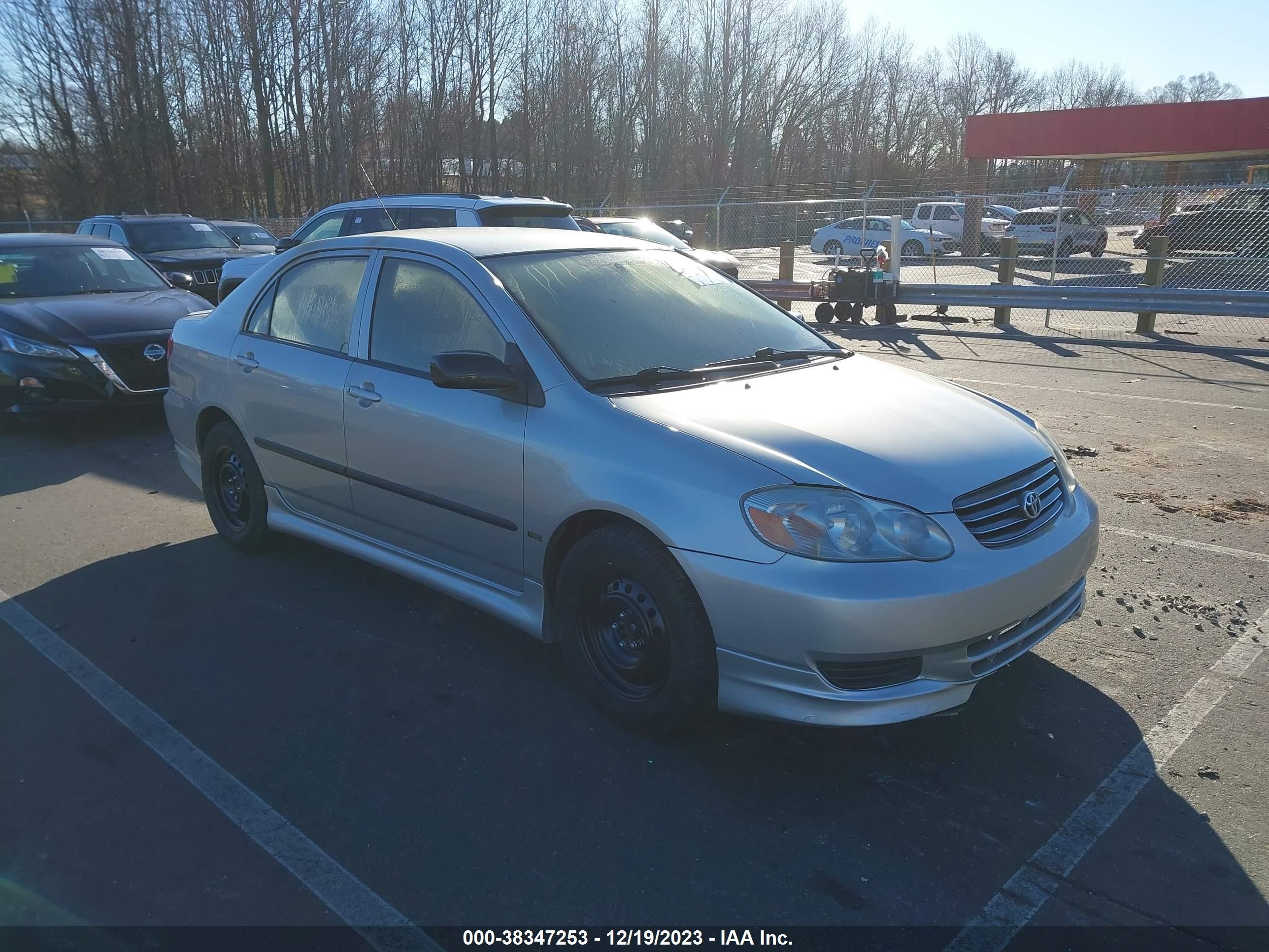 TOYOTA COROLLA 2003 jtdbr32e630015731