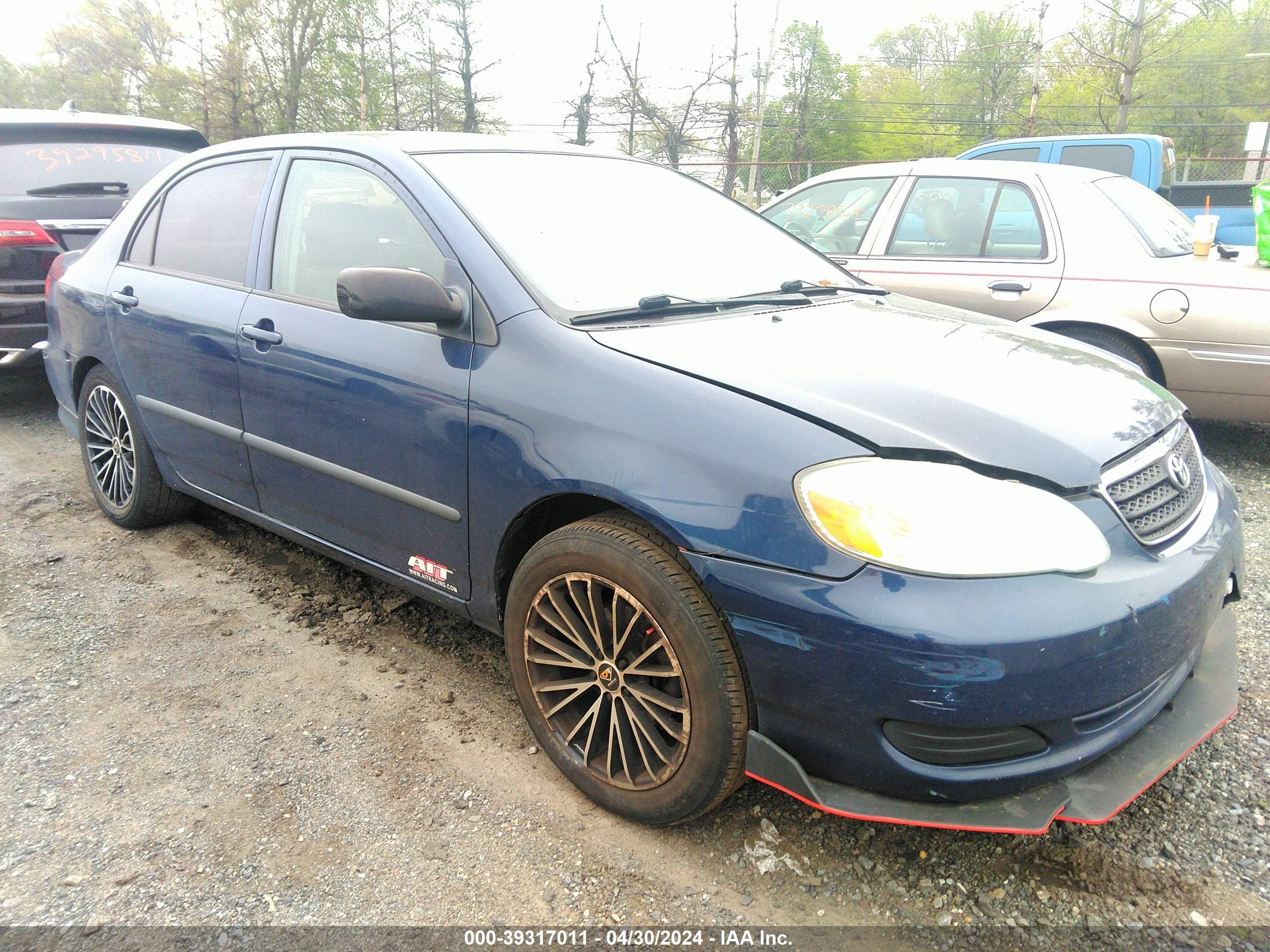 TOYOTA COROLLA 2006 jtdbr32e760095237