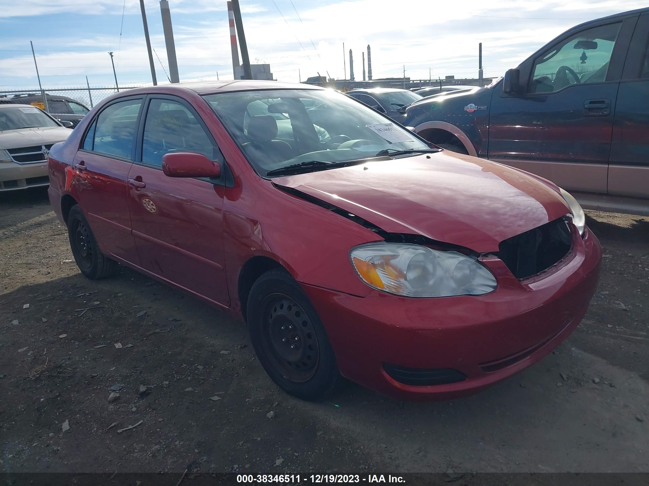 TOYOTA COROLLA 2007 jtdbr32e770118338