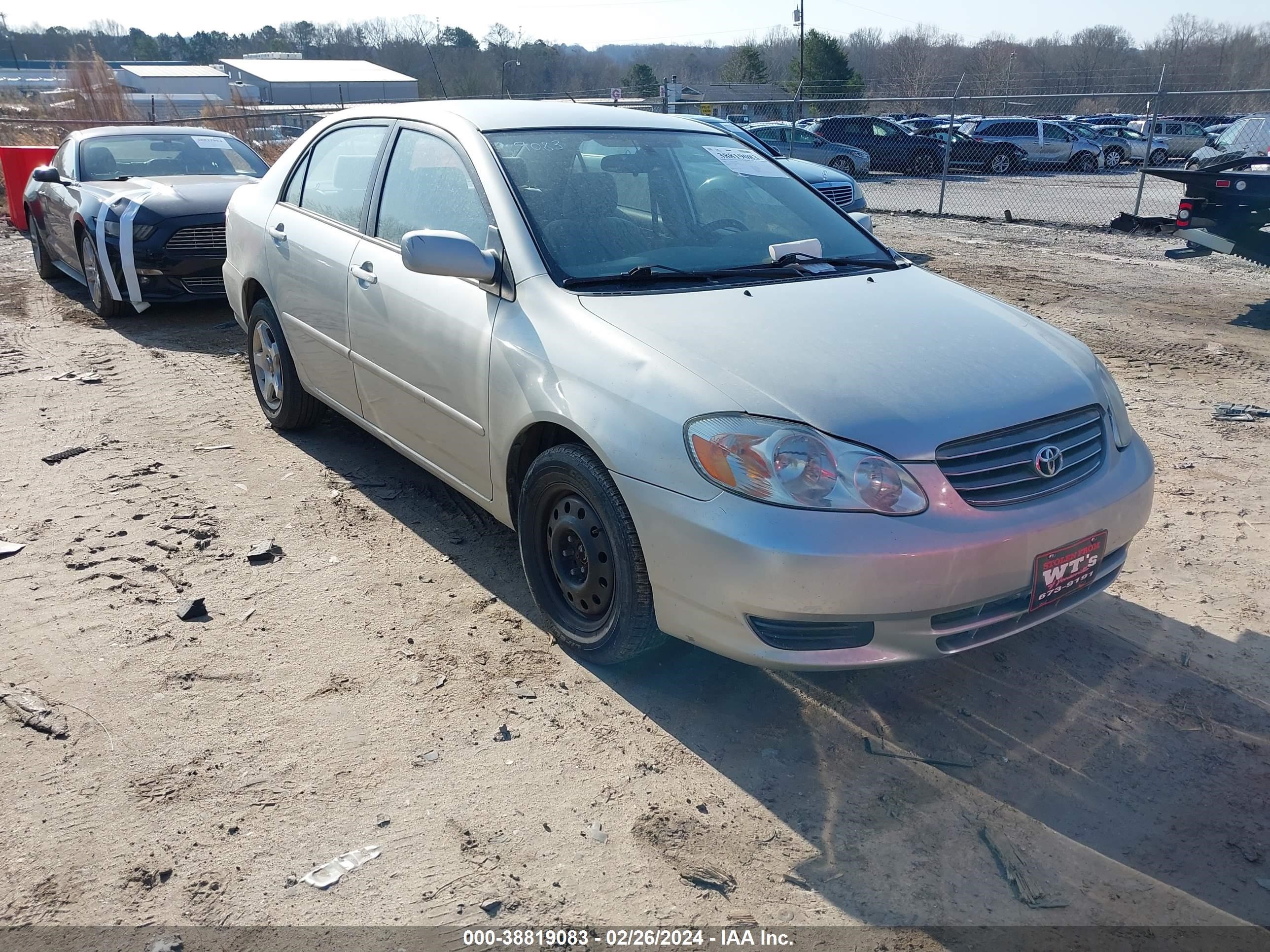 TOYOTA COROLLA 2003 jtdbr32e830013849