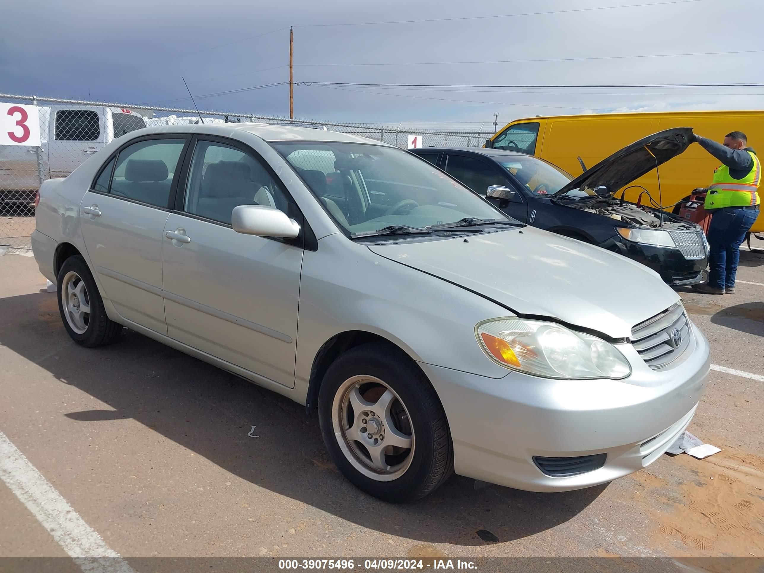 TOYOTA COROLLA 2003 jtdbr32e830023183