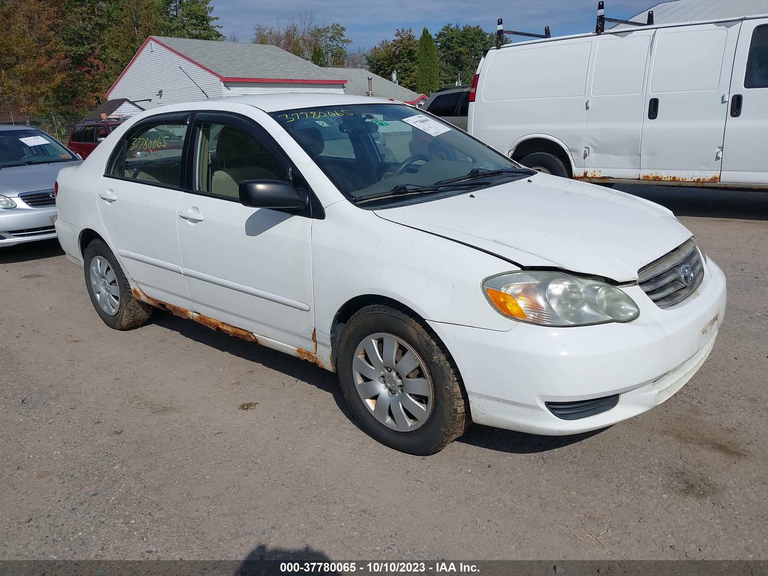 TOYOTA COROLLA 2003 jtdbr32e830042736