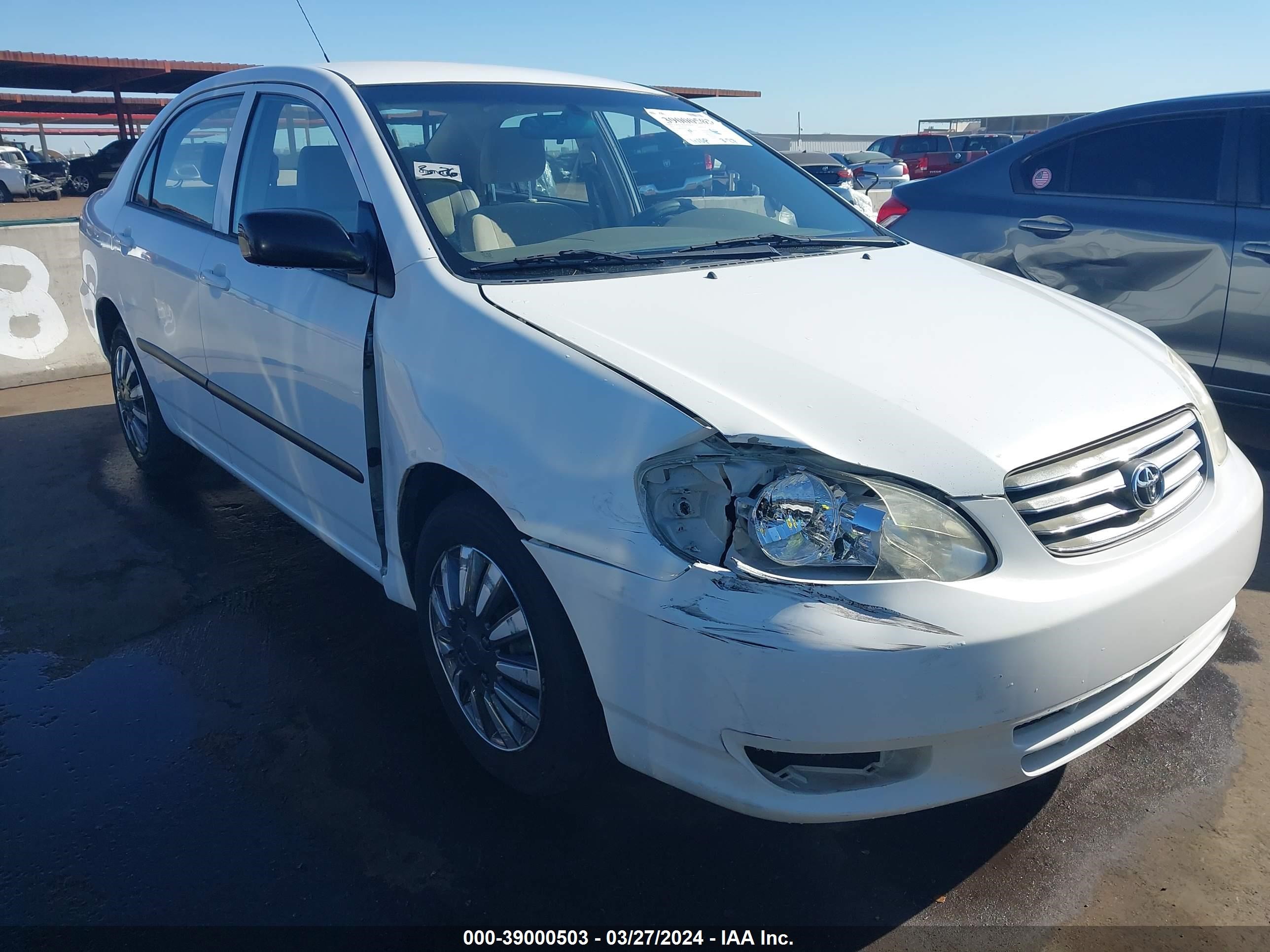 TOYOTA COROLLA 2004 jtdbr32e842020452