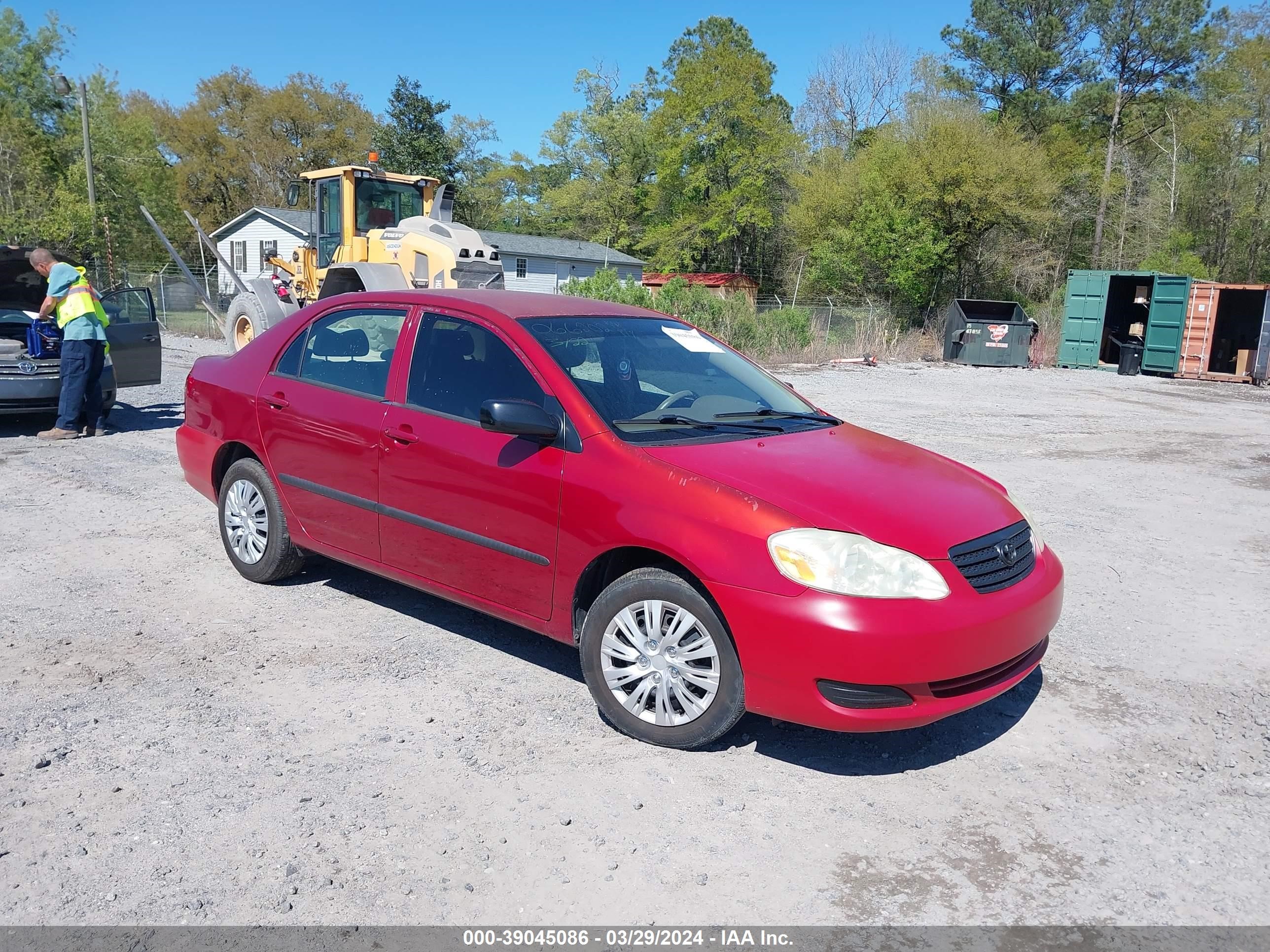 TOYOTA COROLLA 2006 jtdbr32e860066202