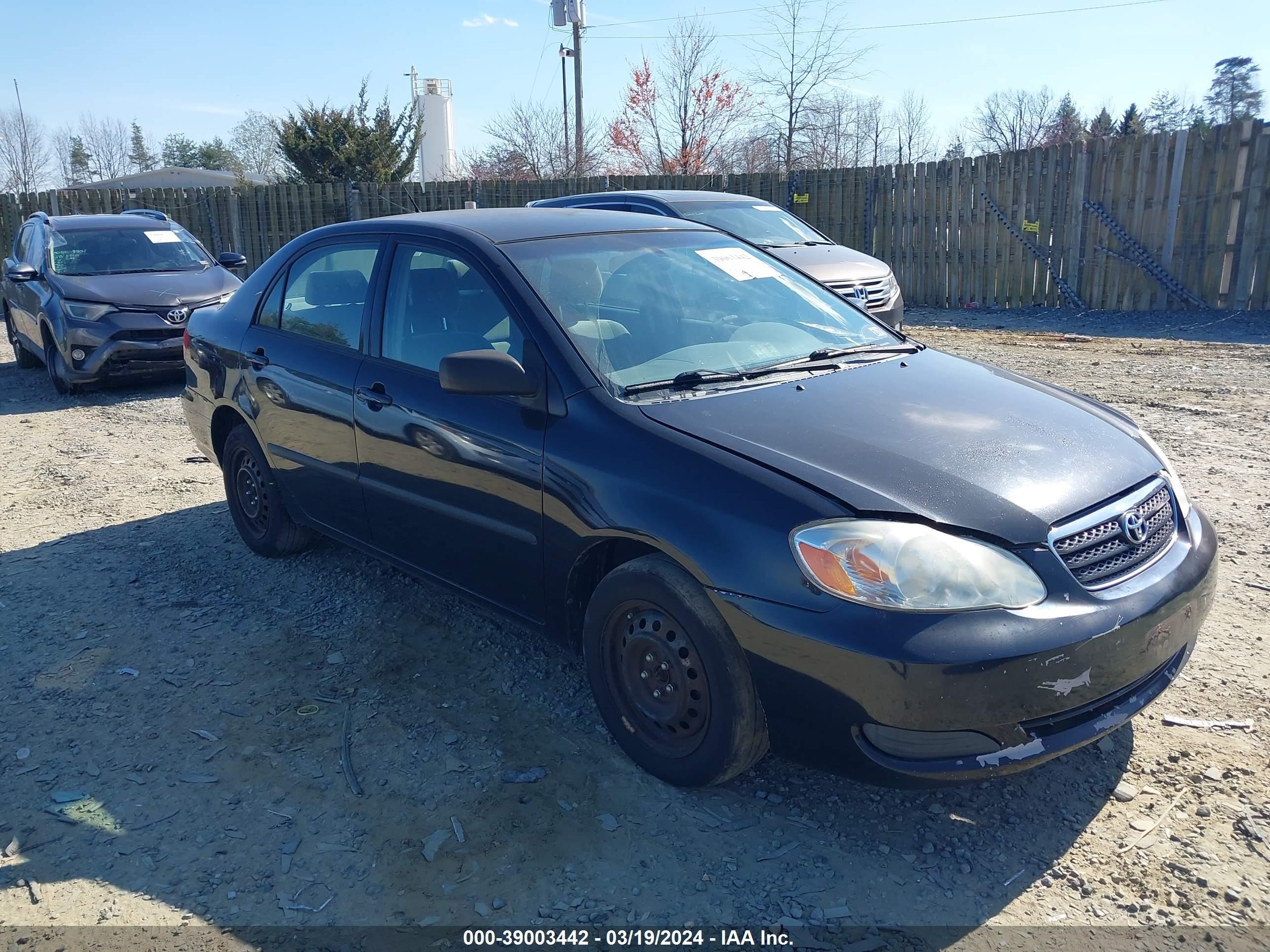 TOYOTA COROLLA 2007 jtdbr32e870109129