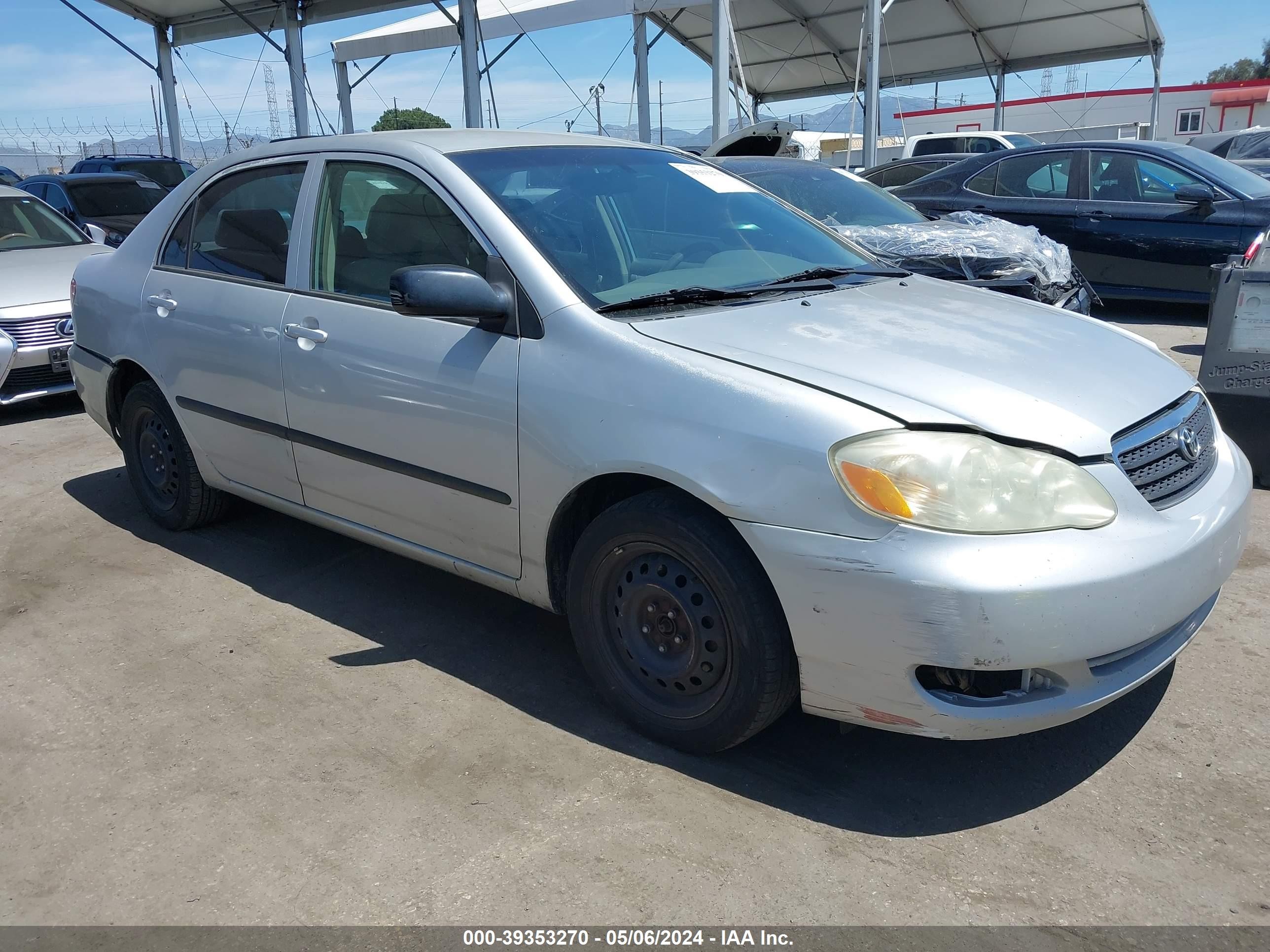 TOYOTA COROLLA 2007 jtdbr32e870121166