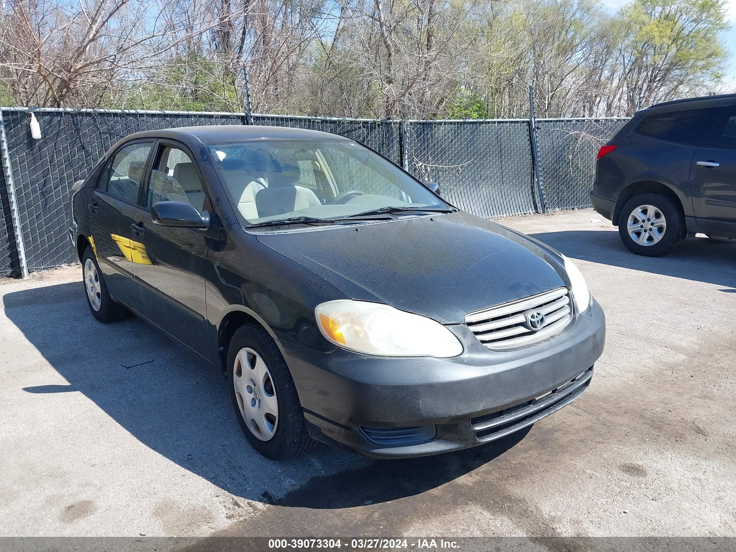 TOYOTA COROLLA 2003 jtdbr32e930022155