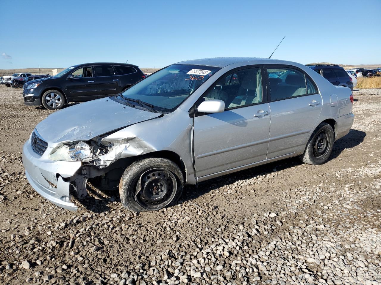 TOYOTA COROLLA 2007 jtdbr32e970105252