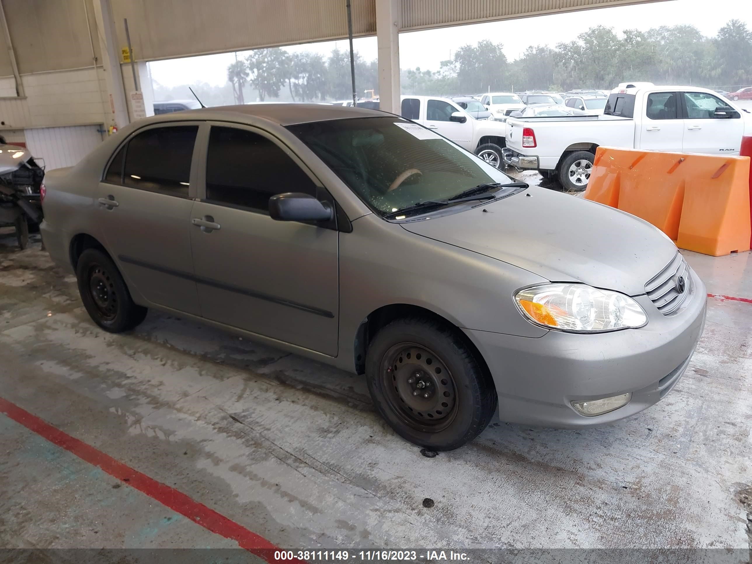 TOYOTA COROLLA 2004 jtdbr32ex42032246