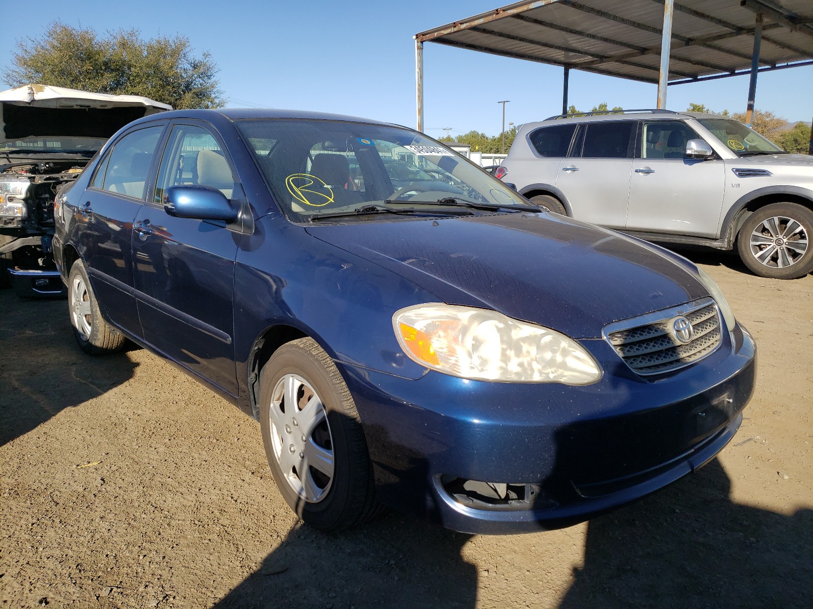 TOYOTA COROLLA CE 2005 jtdbr32ex50054213