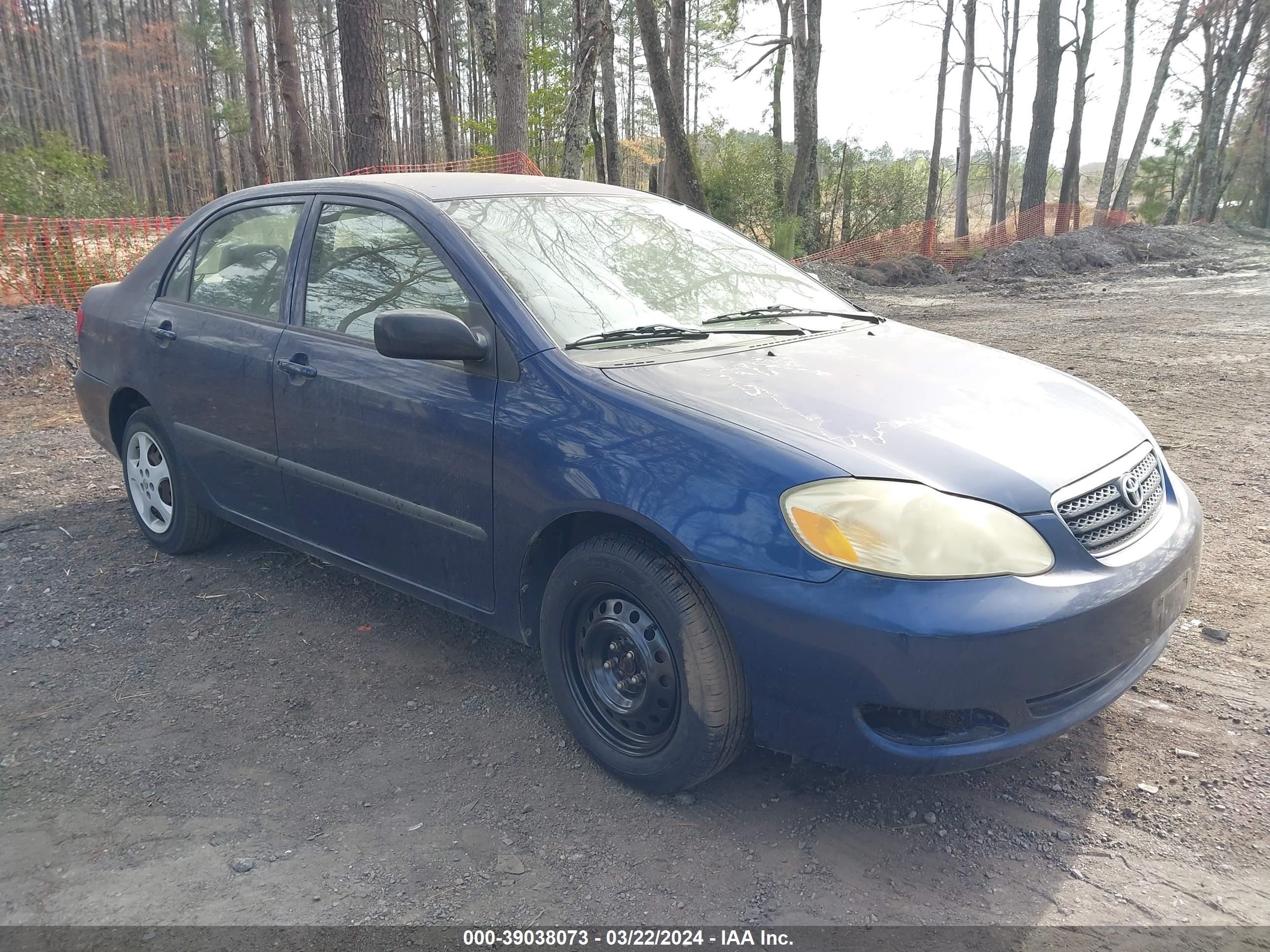 TOYOTA COROLLA 2005 jtdbr32ex52052336