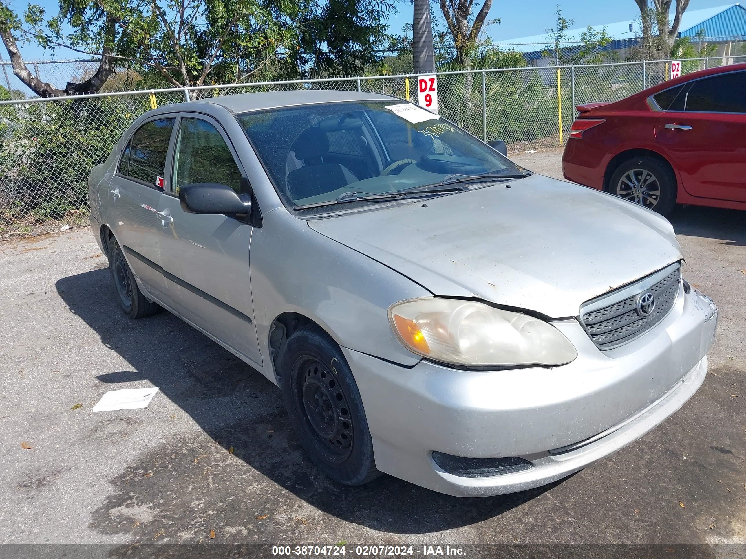 TOYOTA COROLLA 2006 jtdbr32ex60086726