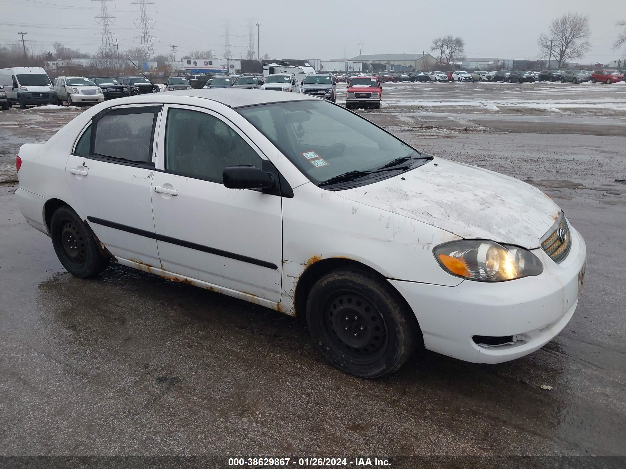 TOYOTA COROLLA 2006 jtdbr32ex60099914