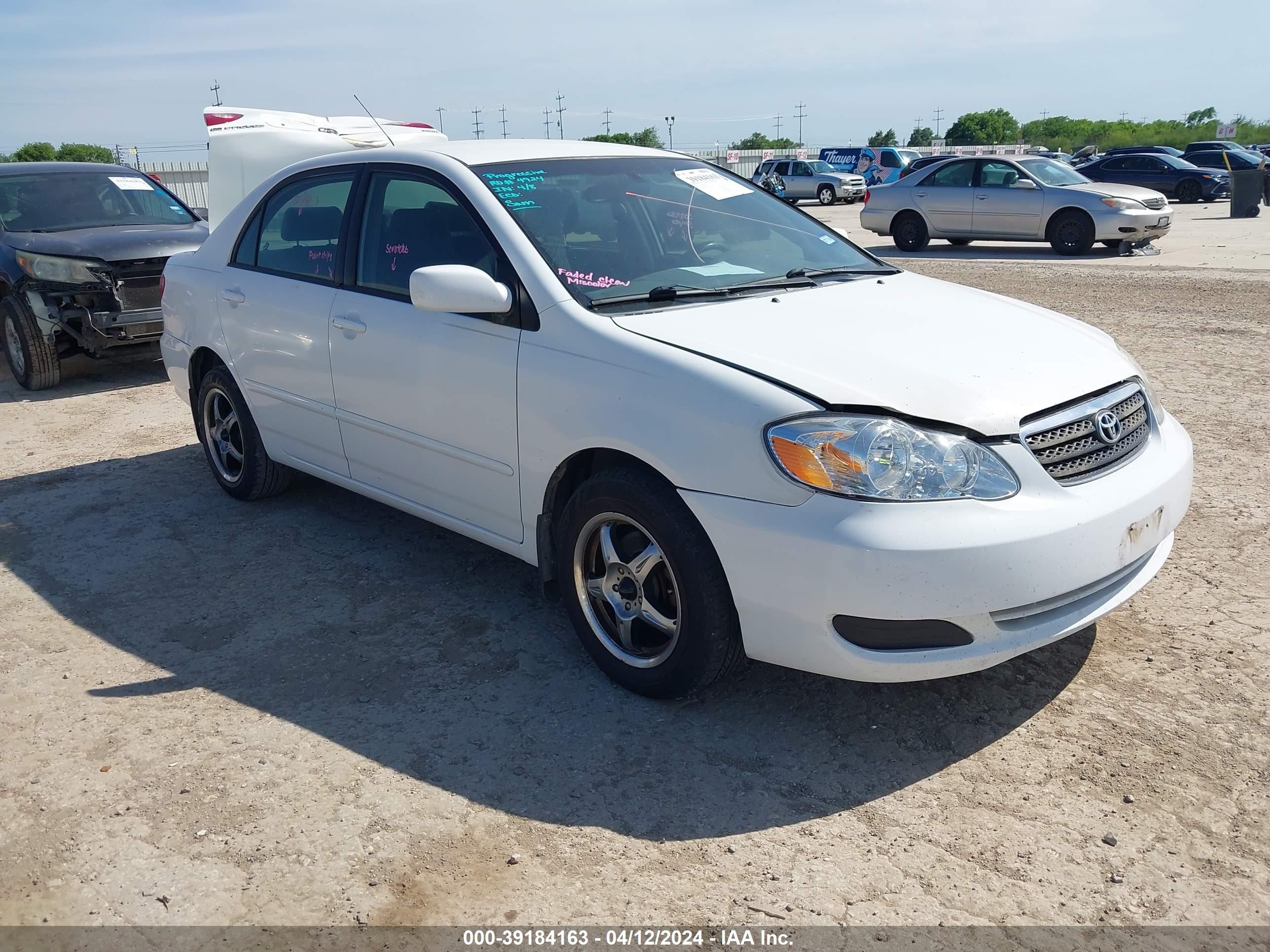 TOYOTA COROLLA 2007 jtdbr32ex70100934