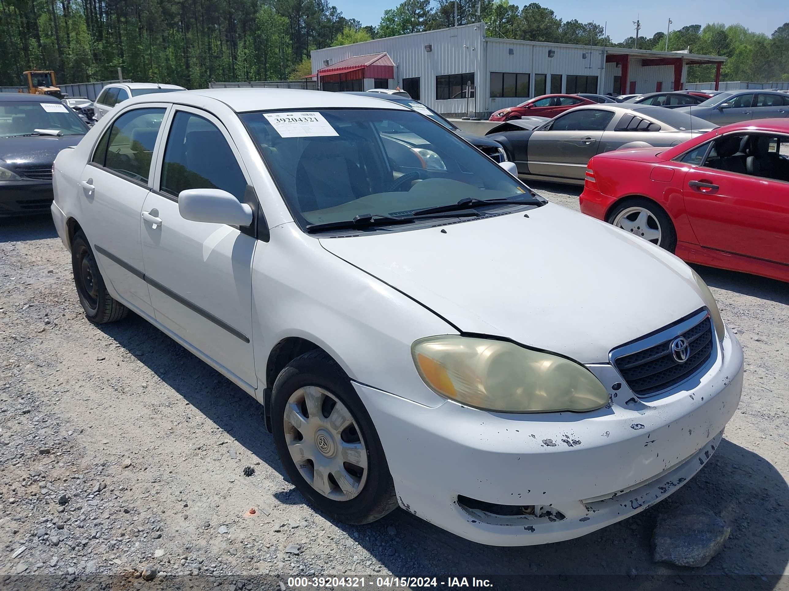 TOYOTA COROLLA 2007 jtdbr32ex70104580