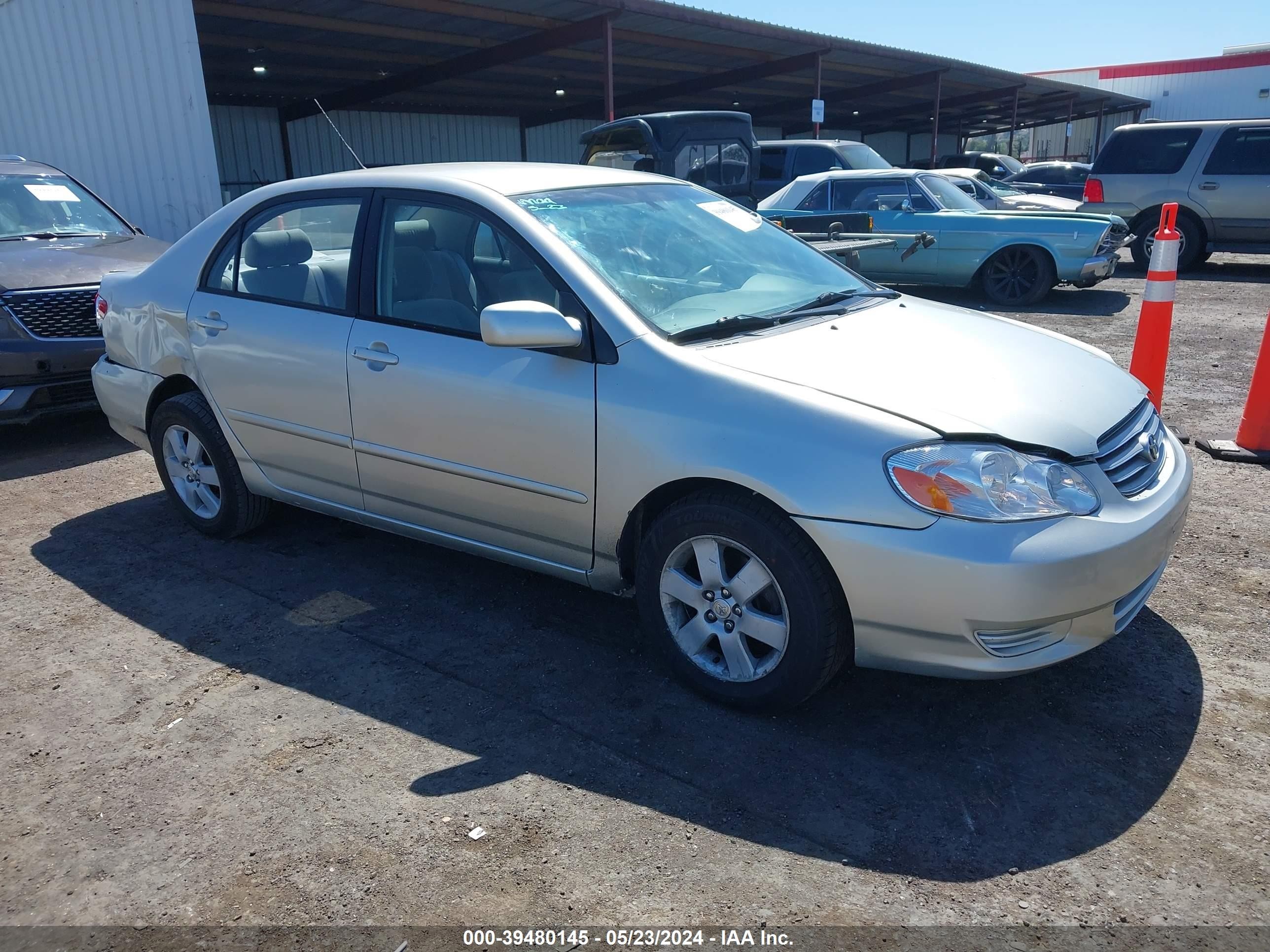 TOYOTA COROLLA 2004 jtdbr38ex42040483