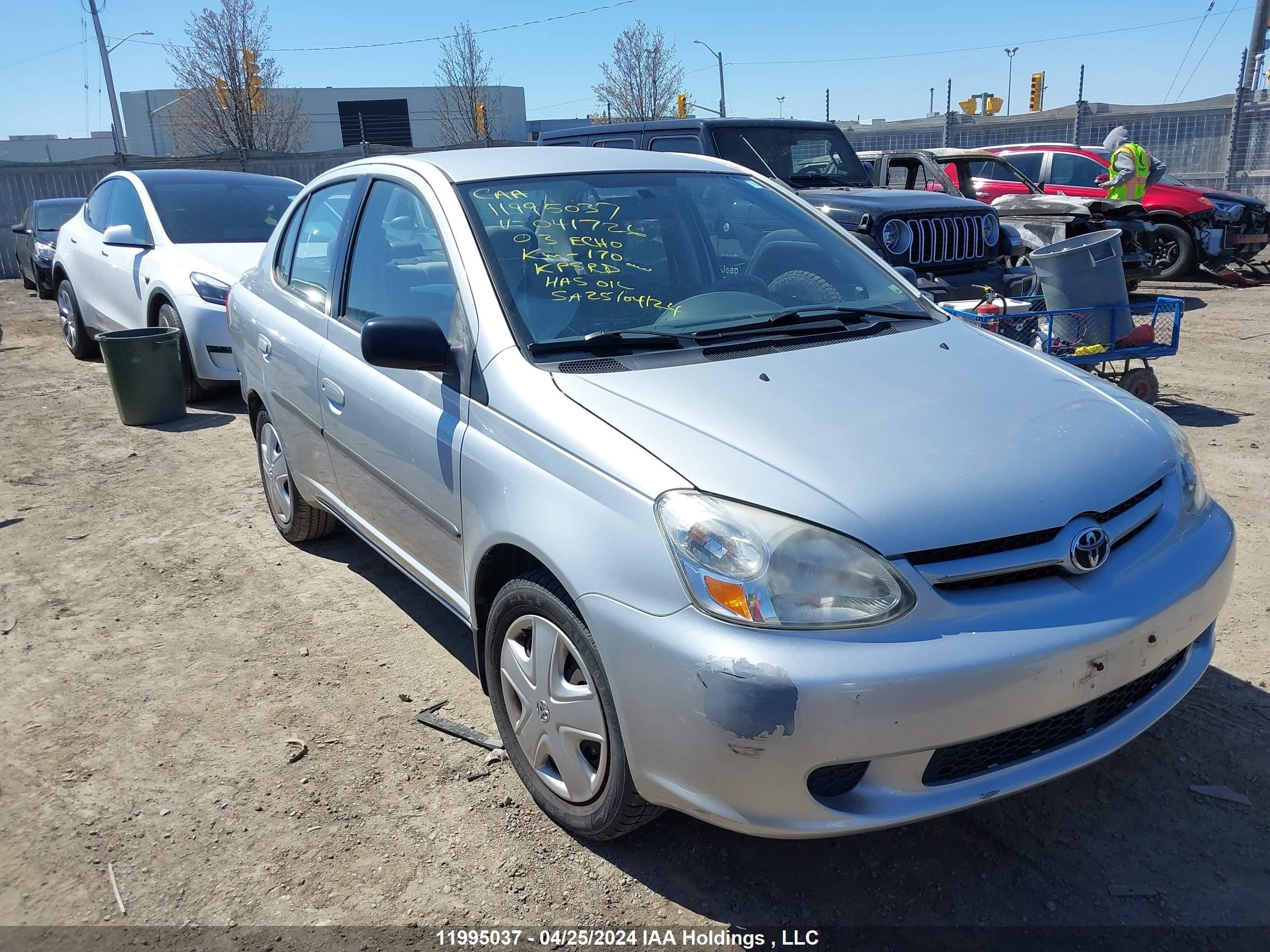 TOYOTA ECHO 2003 jtdbt123135041726