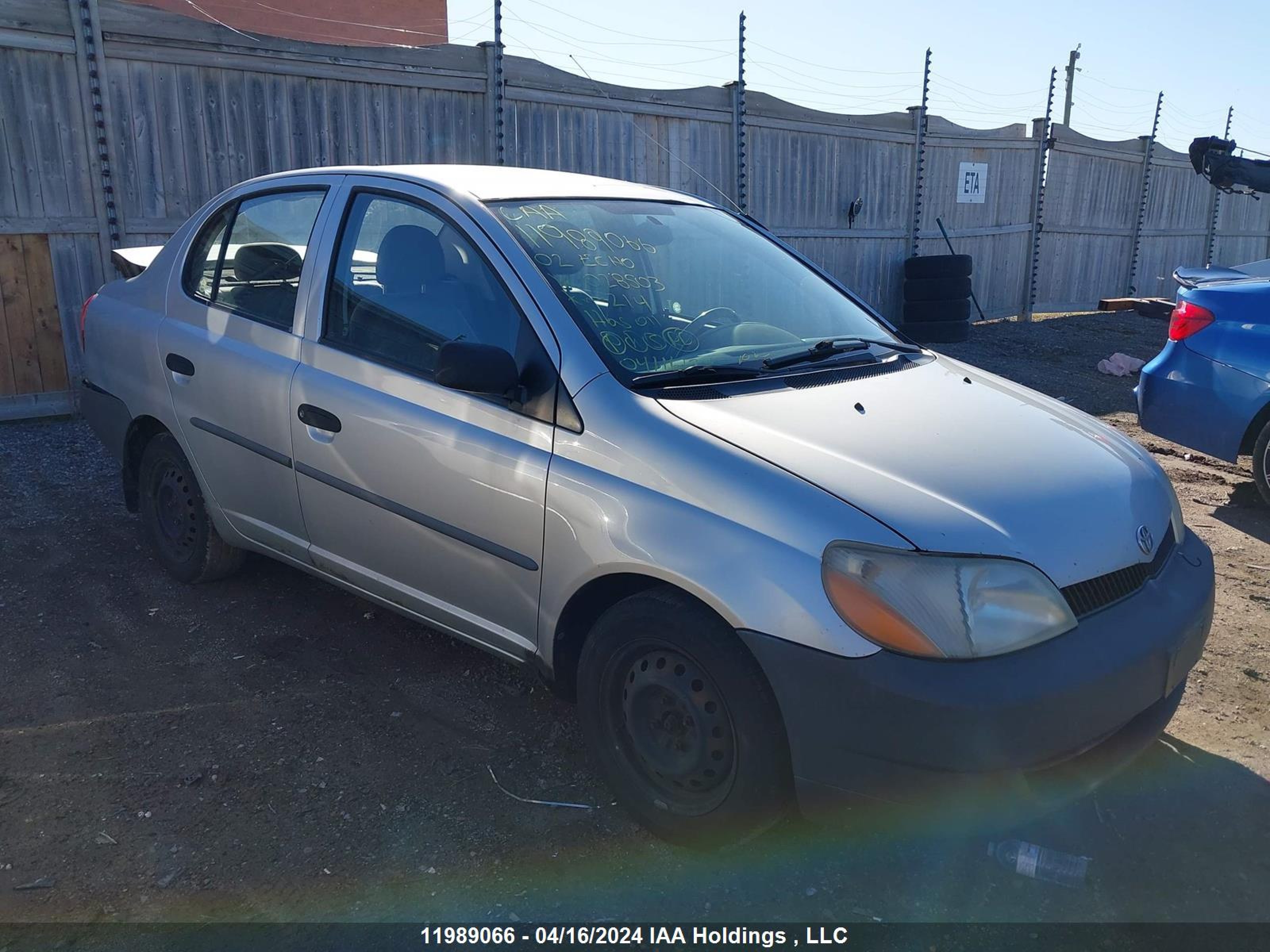 TOYOTA ECHO 2002 jtdbt123625028503