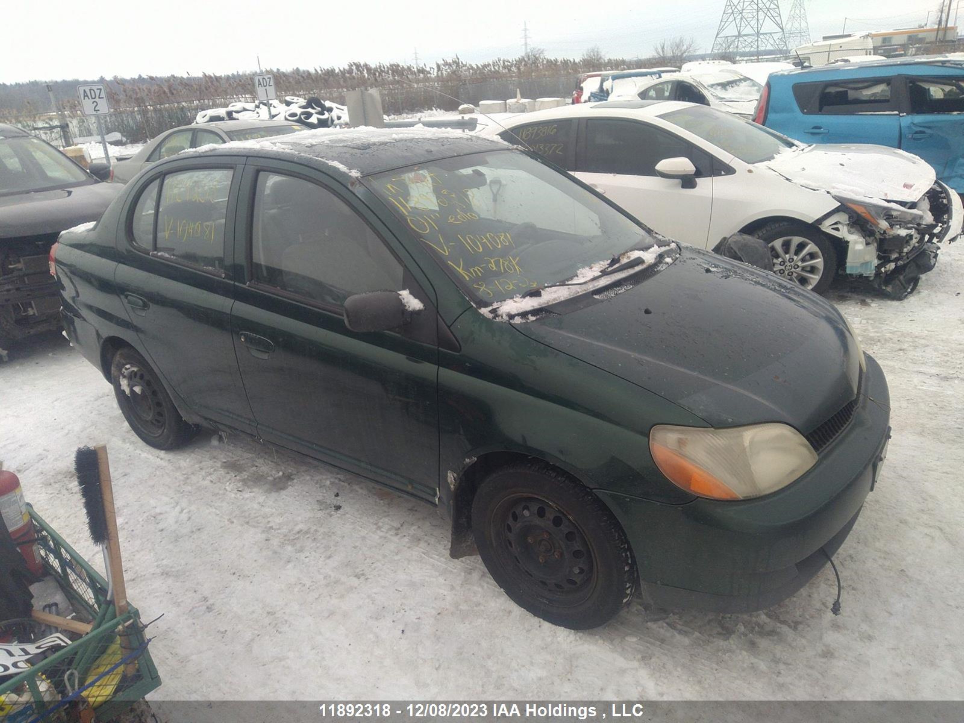 TOYOTA ECHO 2001 jtdbt123910104081