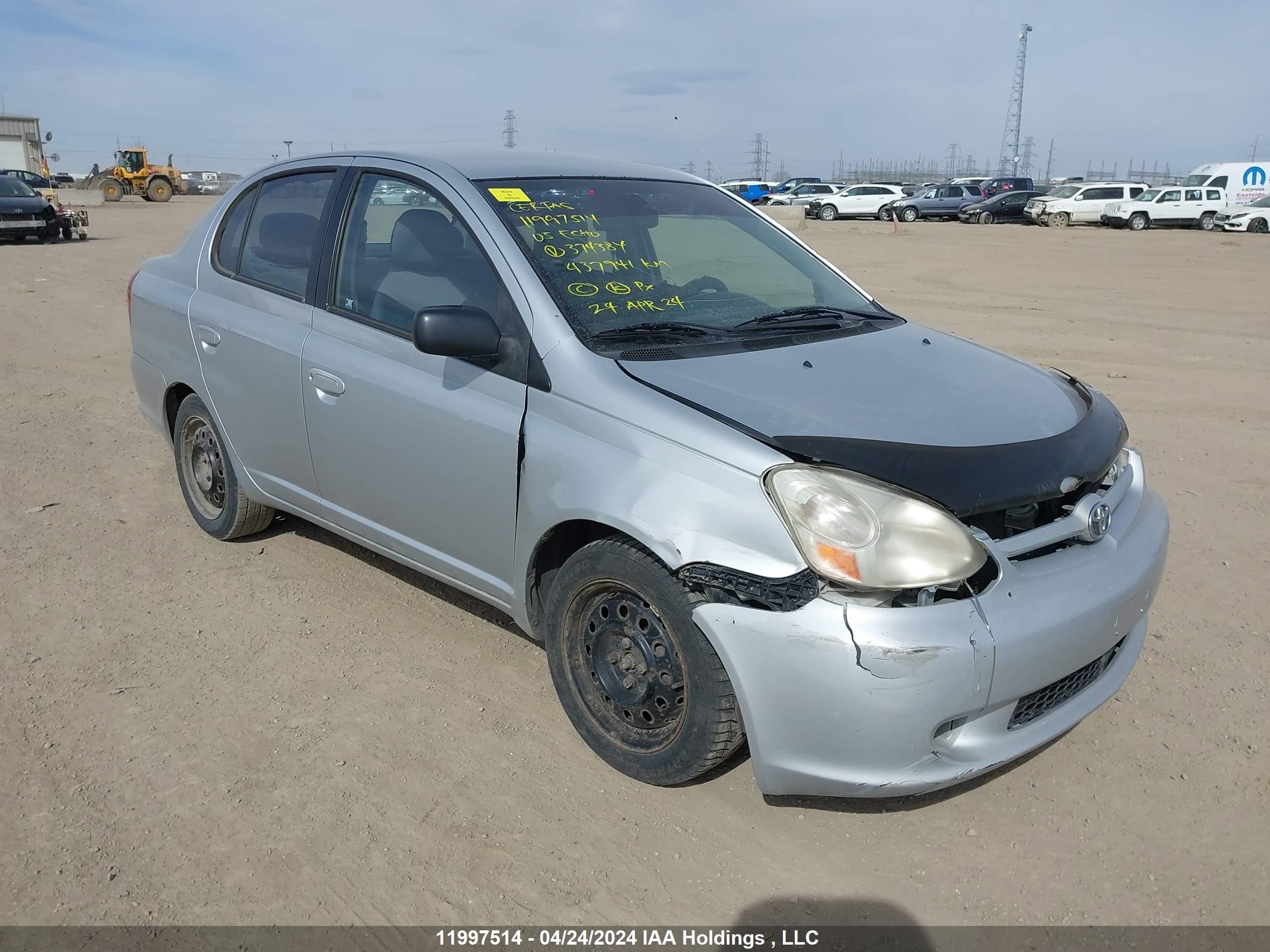 TOYOTA ECHO 2005 jtdbt123950374384