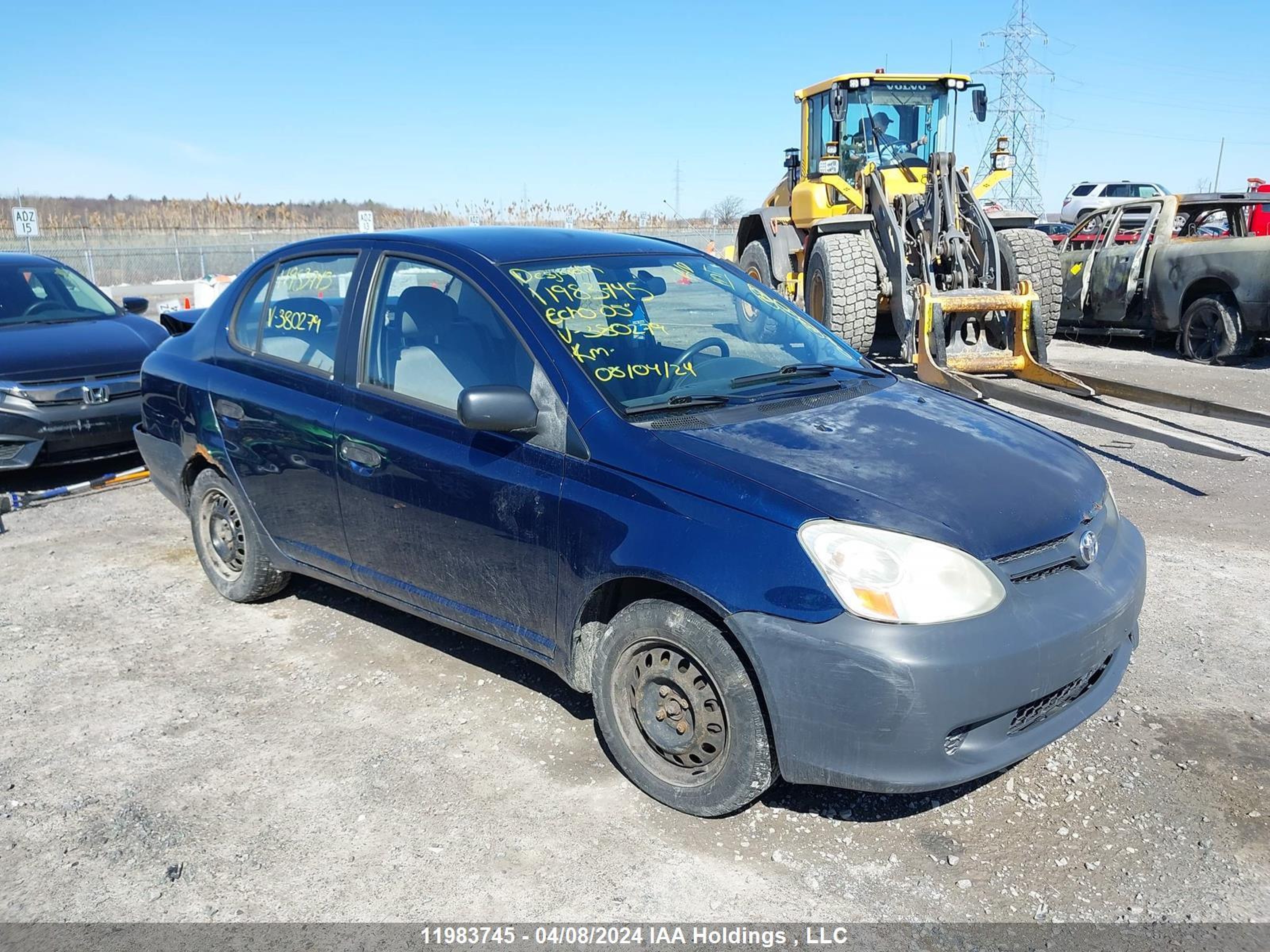 TOYOTA ECHO 2005 jtdbt123950380279