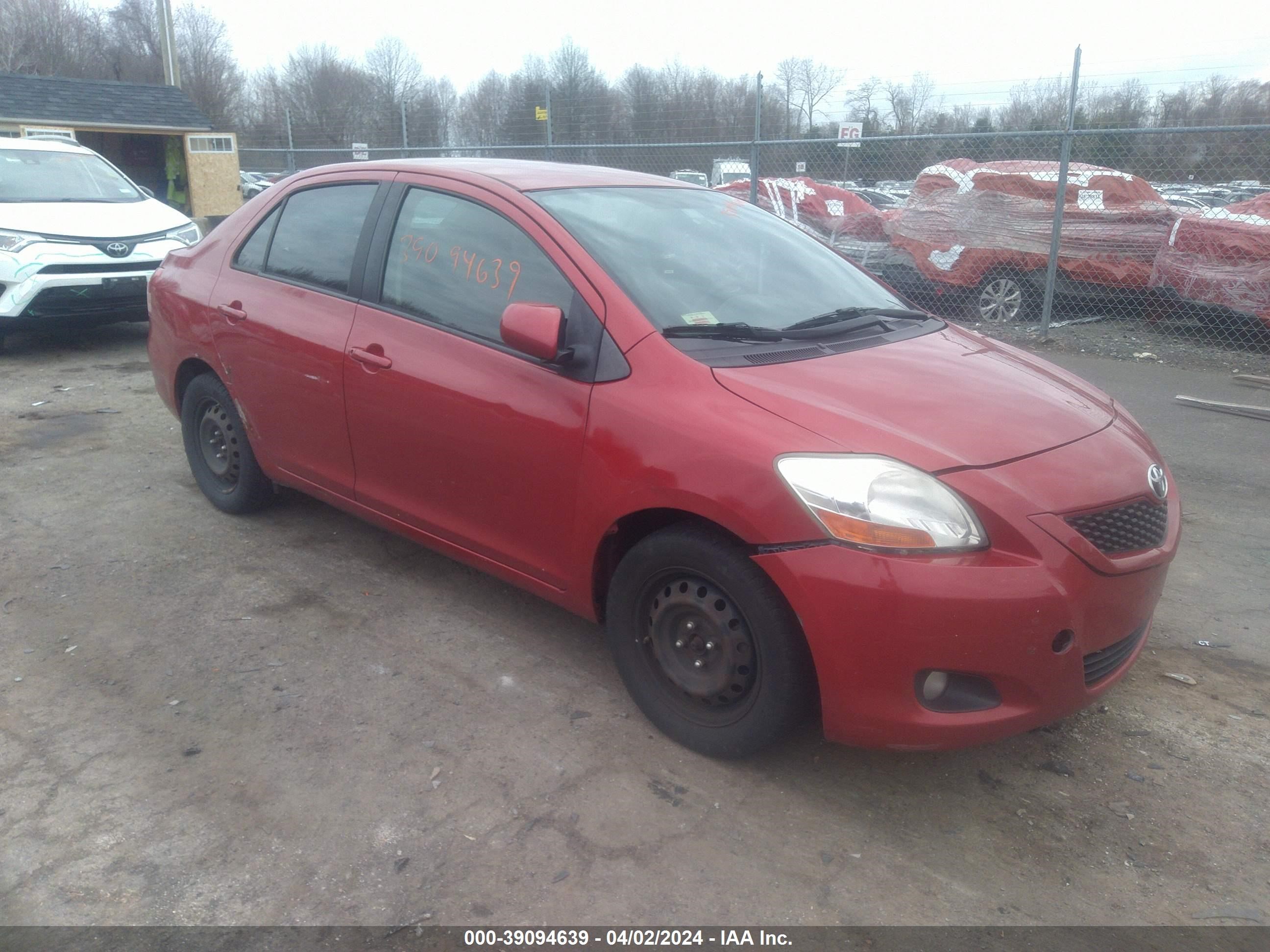 TOYOTA YARIS 2010 jtdbt4k31a1379326