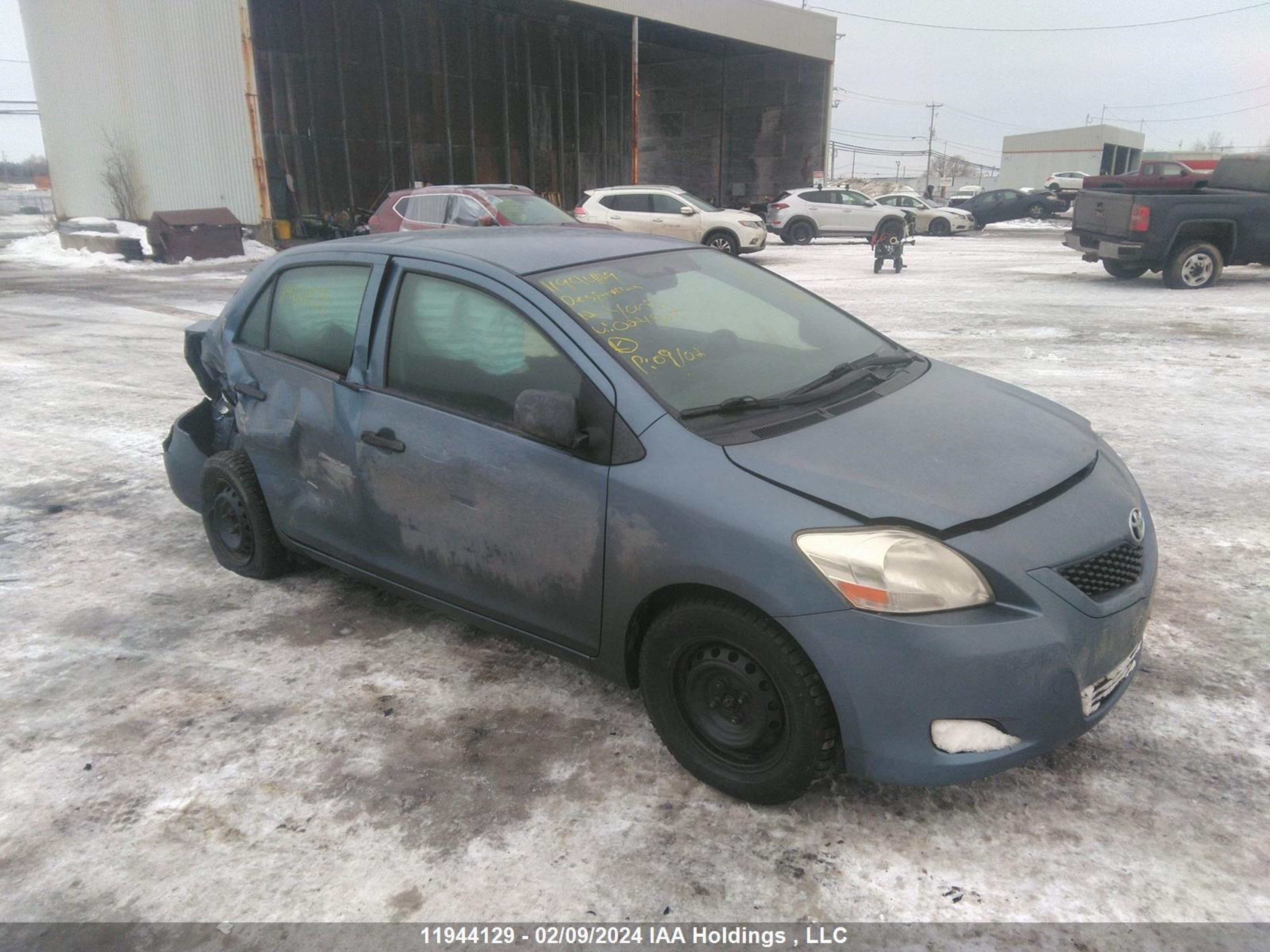 TOYOTA YARIS 2012 jtdbt4k34cl024805