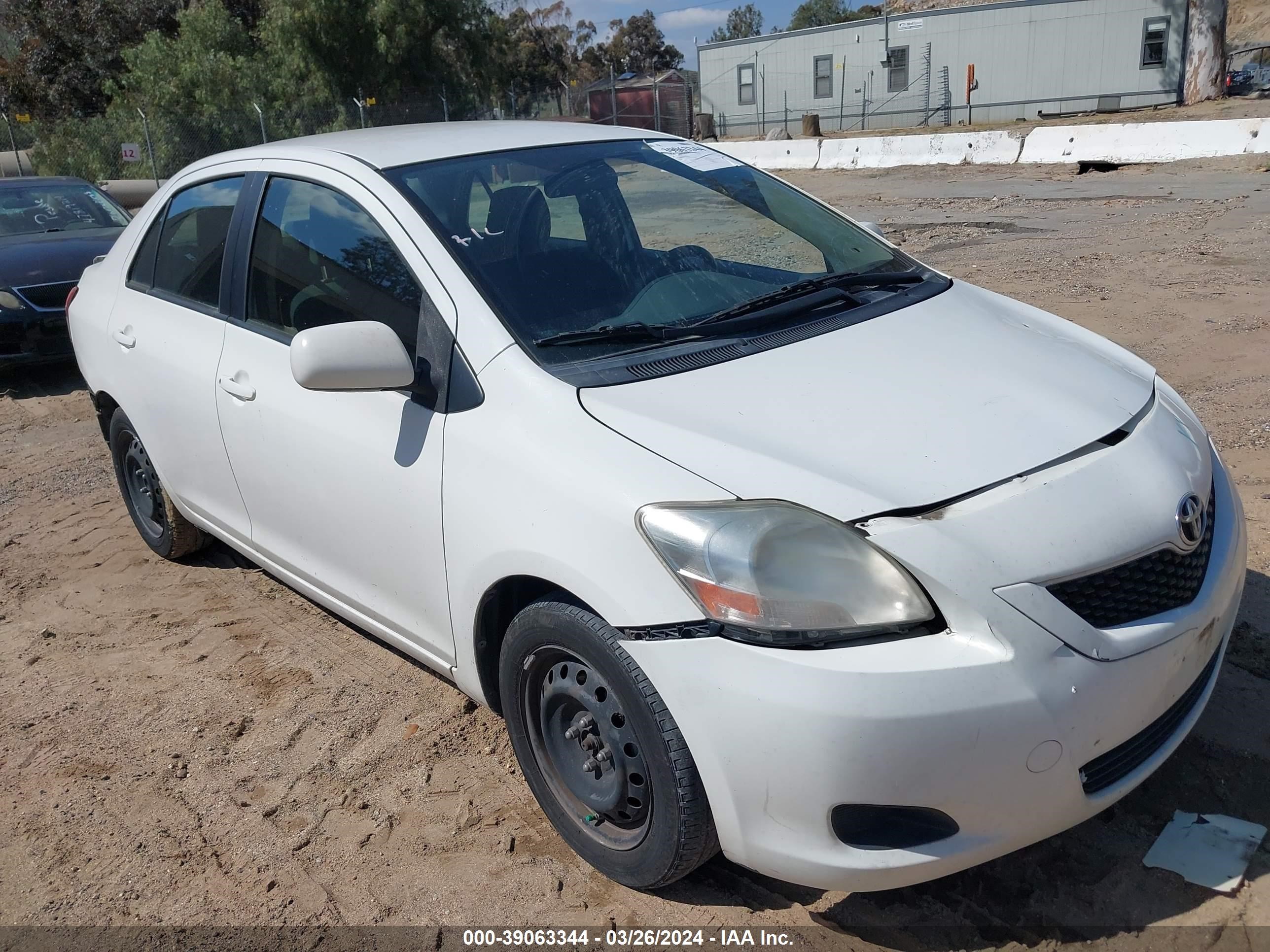 TOYOTA YARIS 2012 jtdbt4k35cl030774