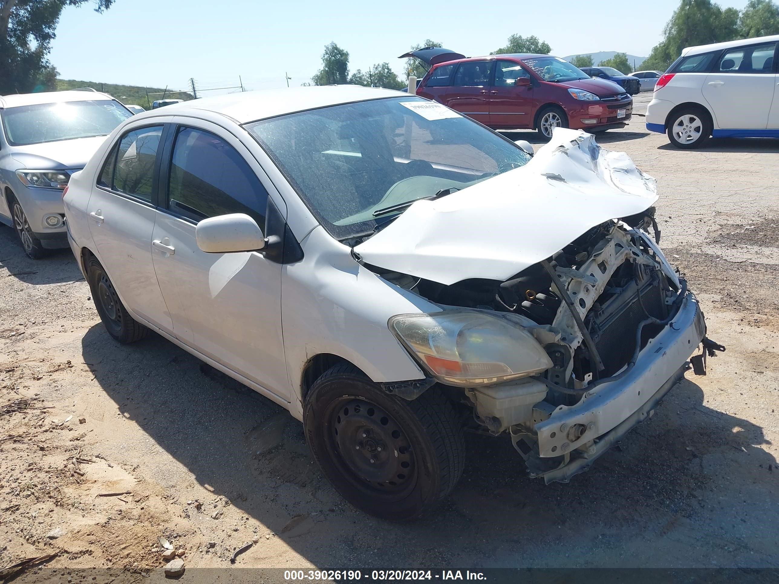 TOYOTA YARIS 2012 jtdbt4k37cl015158