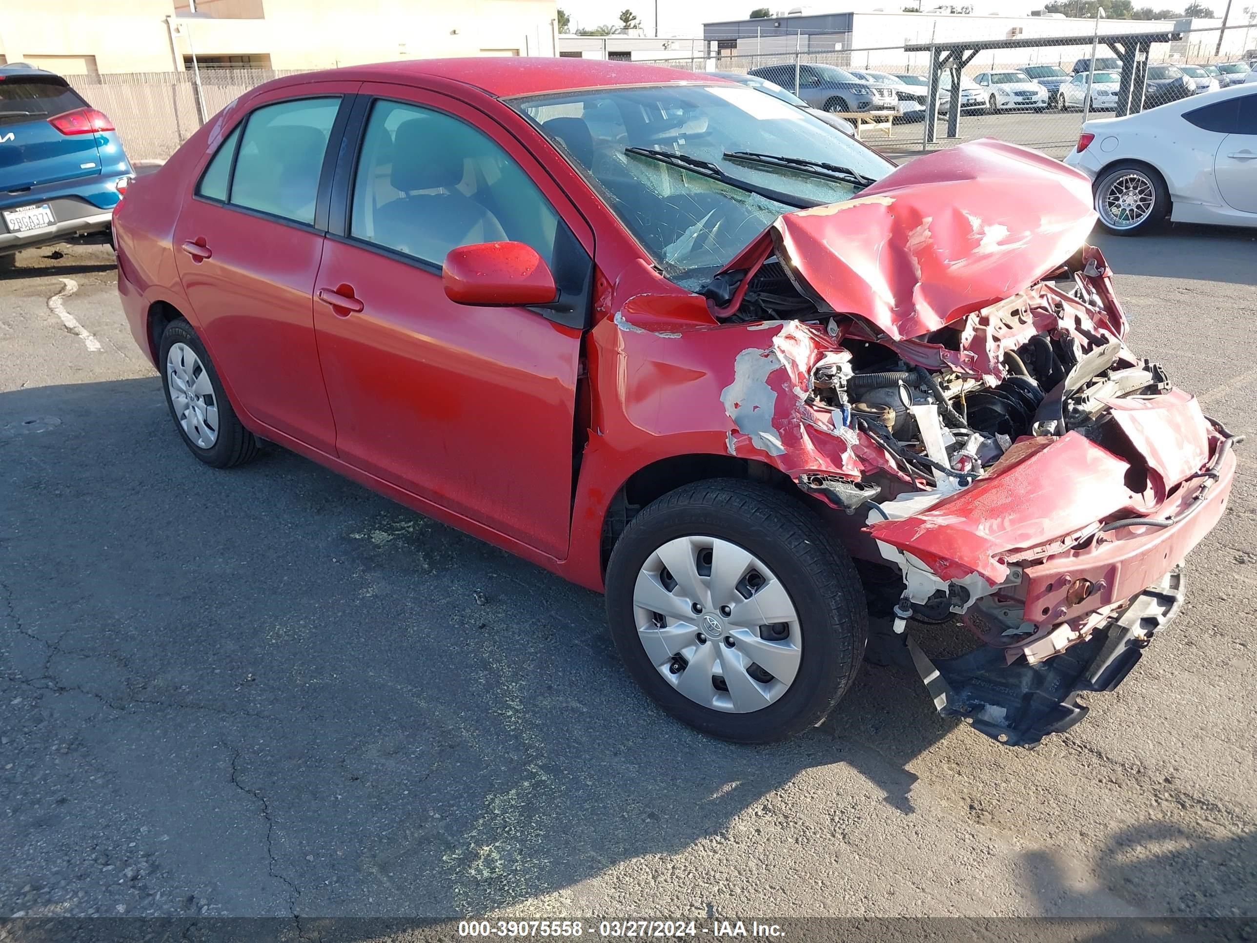 TOYOTA YARIS 2009 jtdbt903491312263