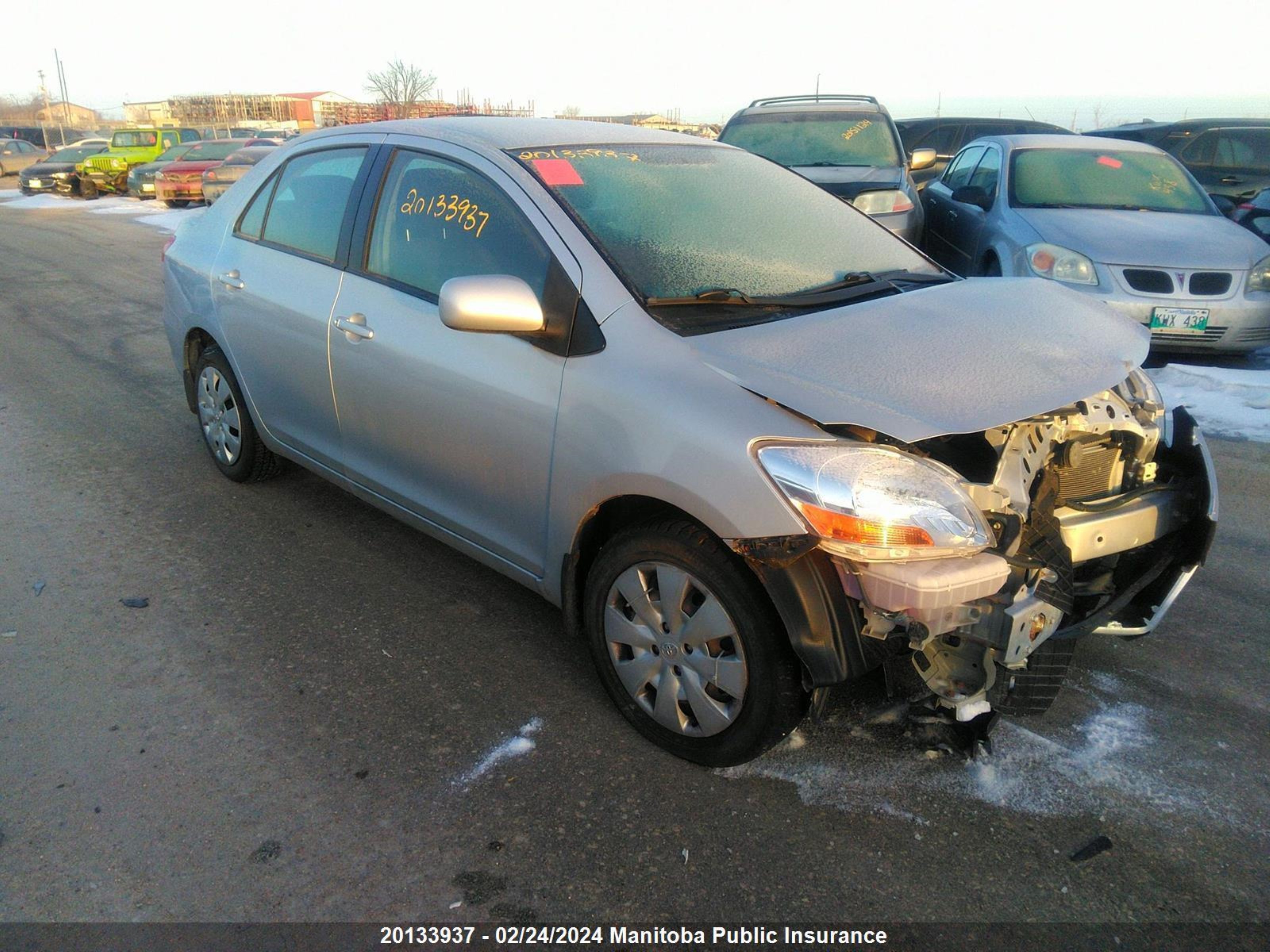 TOYOTA YARIS 2009 jtdbt903691341828