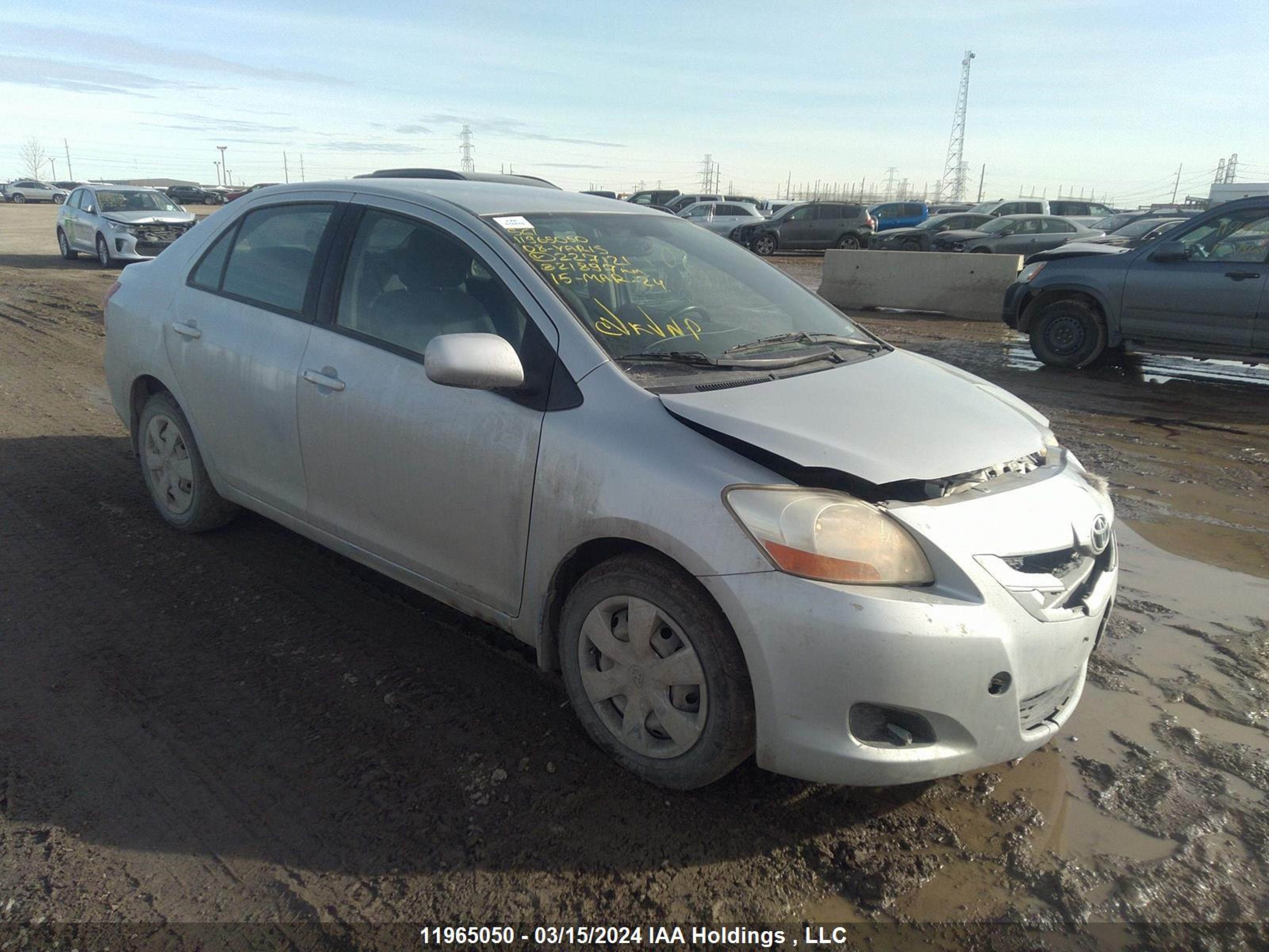 TOYOTA YARIS 2008 jtdbt903x81227121