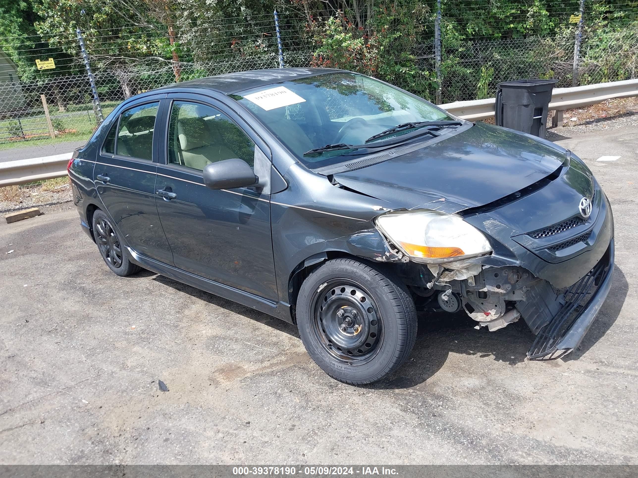 TOYOTA YARIS 2007 jtdbt923071019521