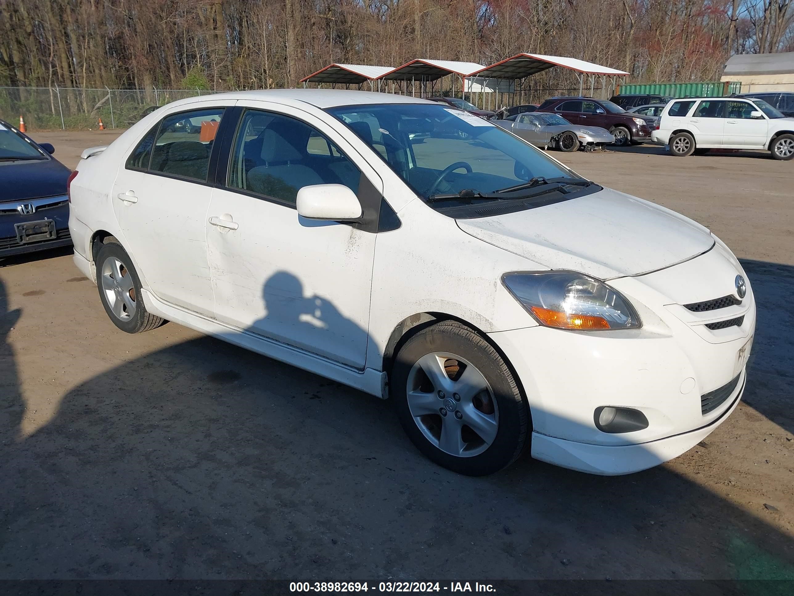 TOYOTA YARIS 2007 jtdbt923071040580