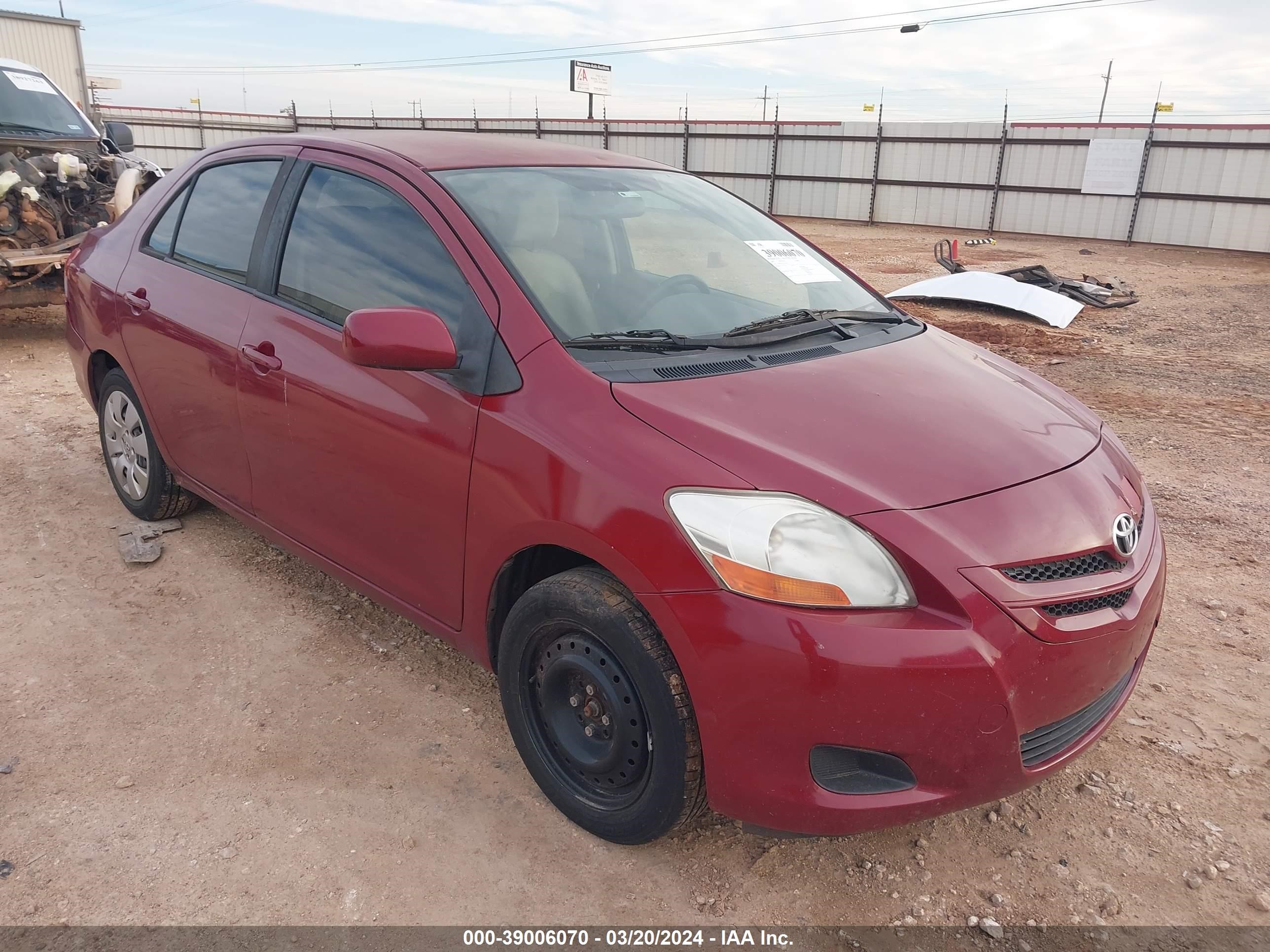 TOYOTA YARIS 2007 jtdbt923171123144