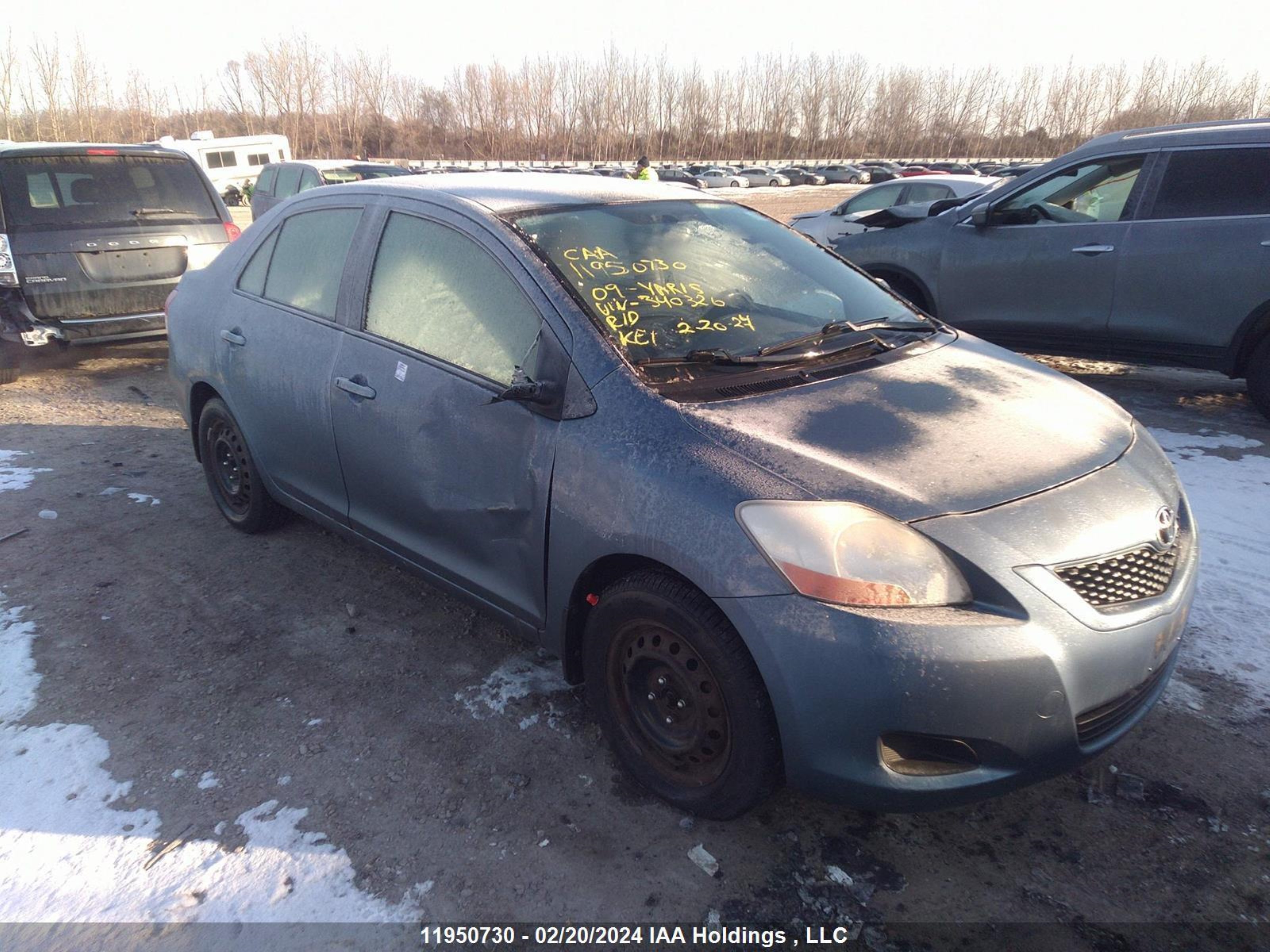 TOYOTA YARIS 2009 jtdbt923391340326