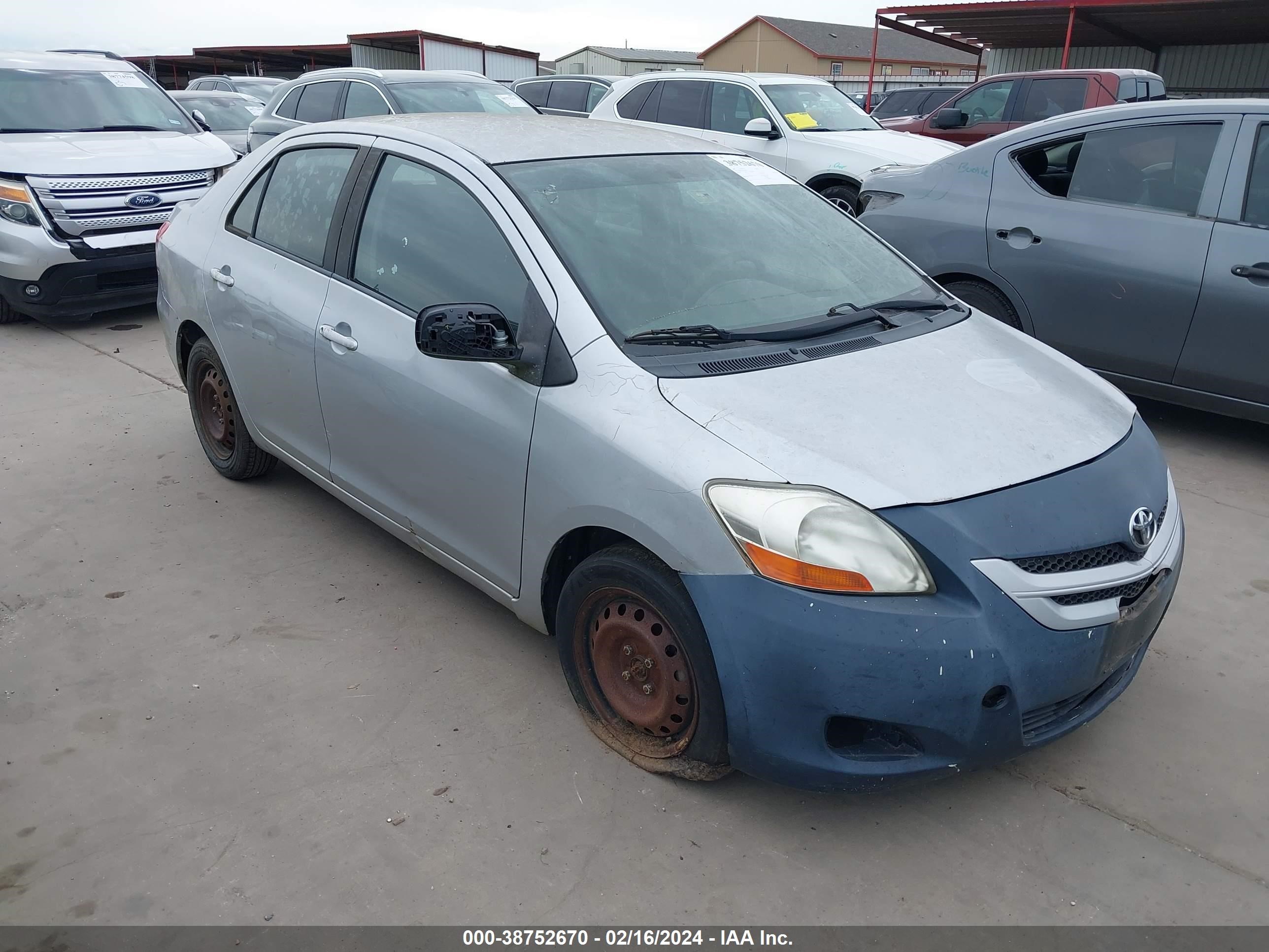 TOYOTA YARIS 2007 jtdbt923571093517