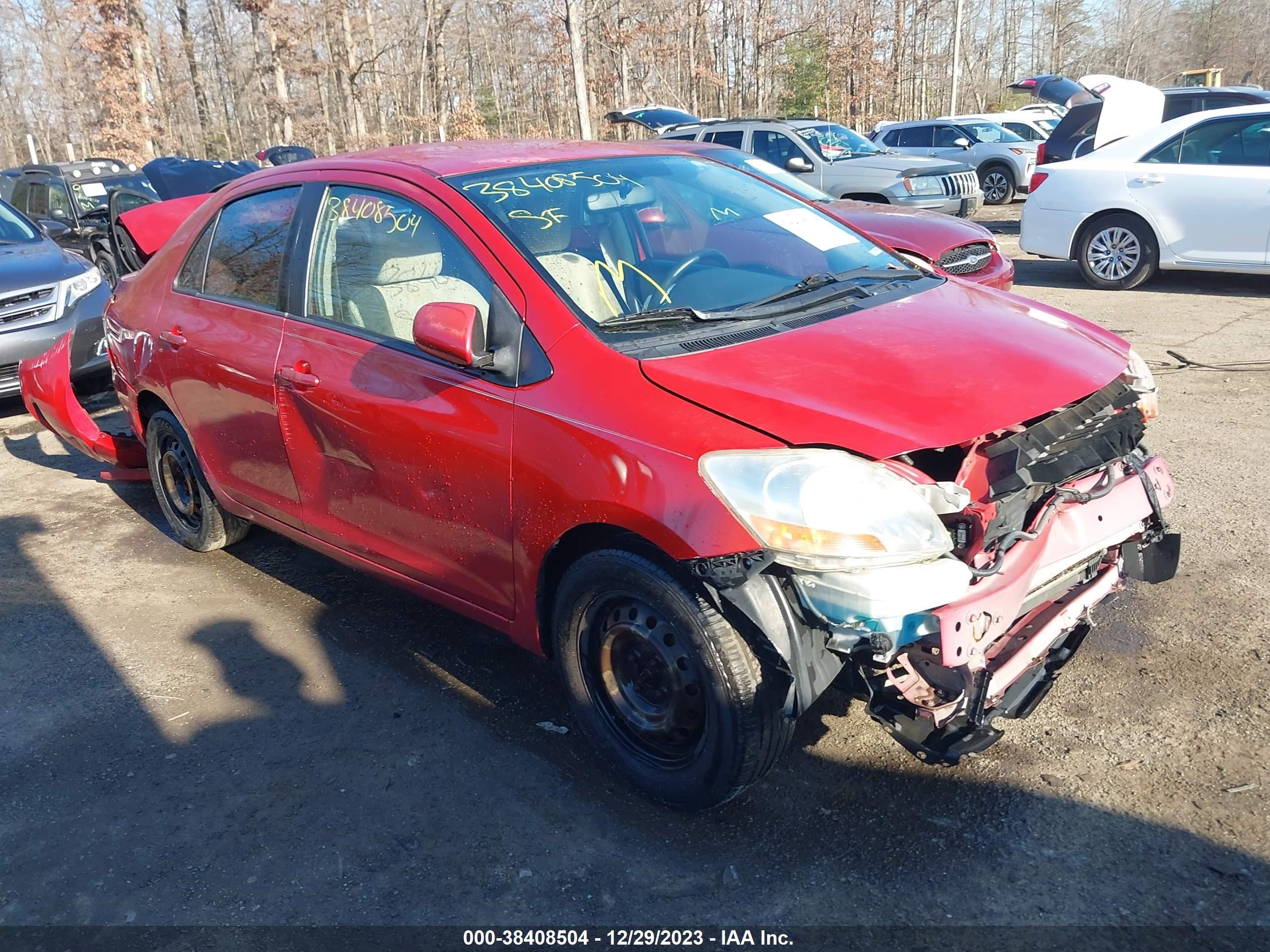 TOYOTA YARIS 2008 jtdbt923584038775