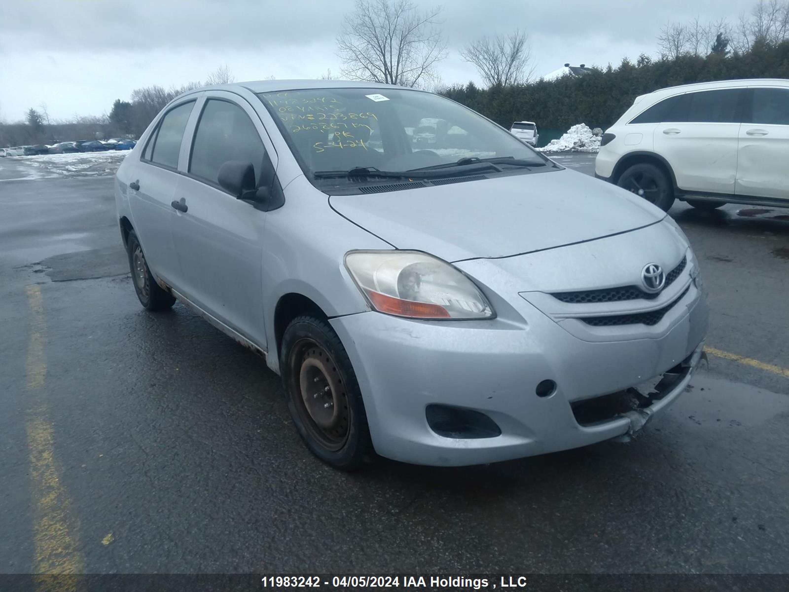 TOYOTA YARIS 2008 jtdbt923681223869