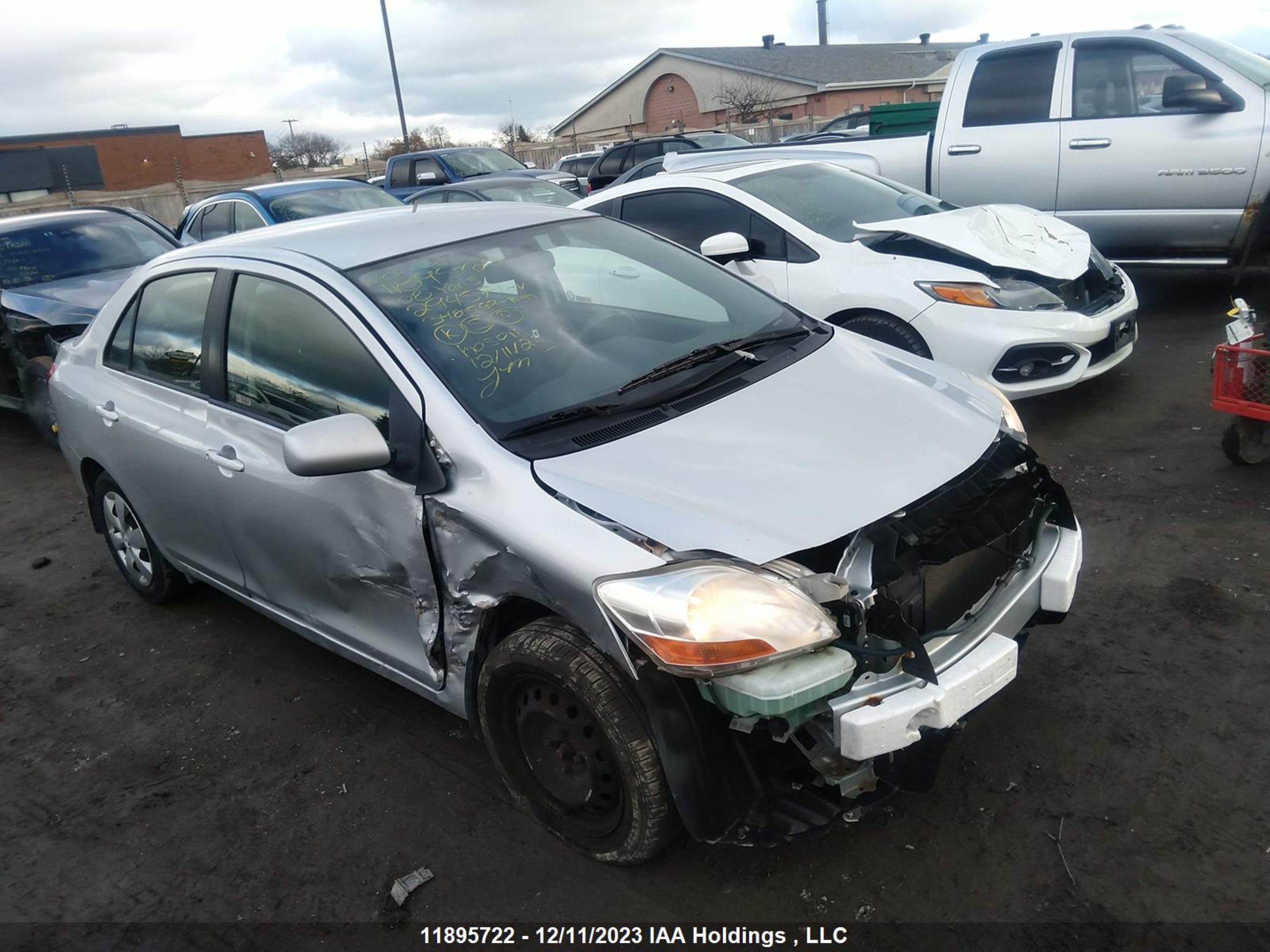 TOYOTA YARIS 2008 jtdbt923681294571