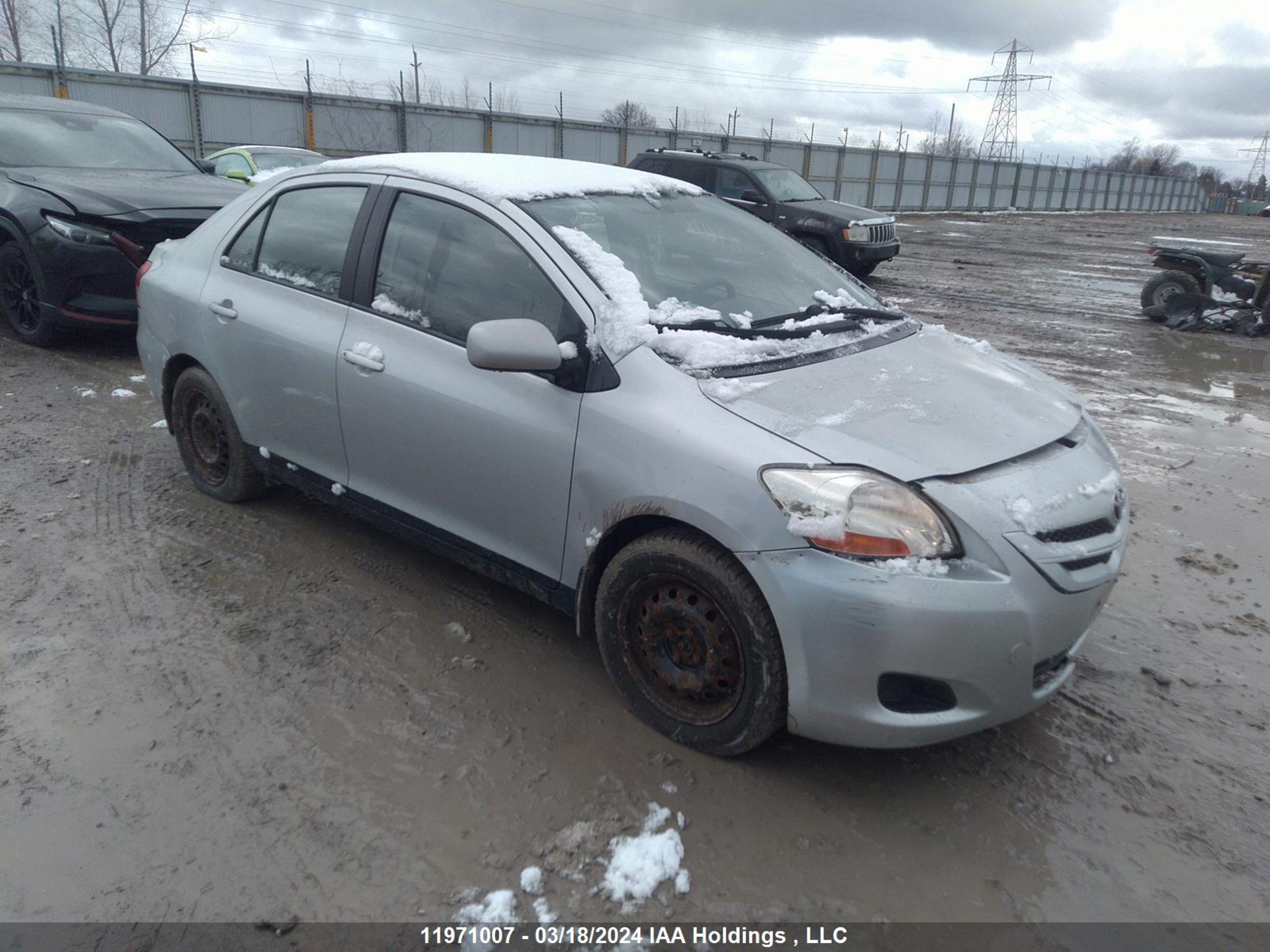 TOYOTA YARIS 2008 jtdbt923781208586