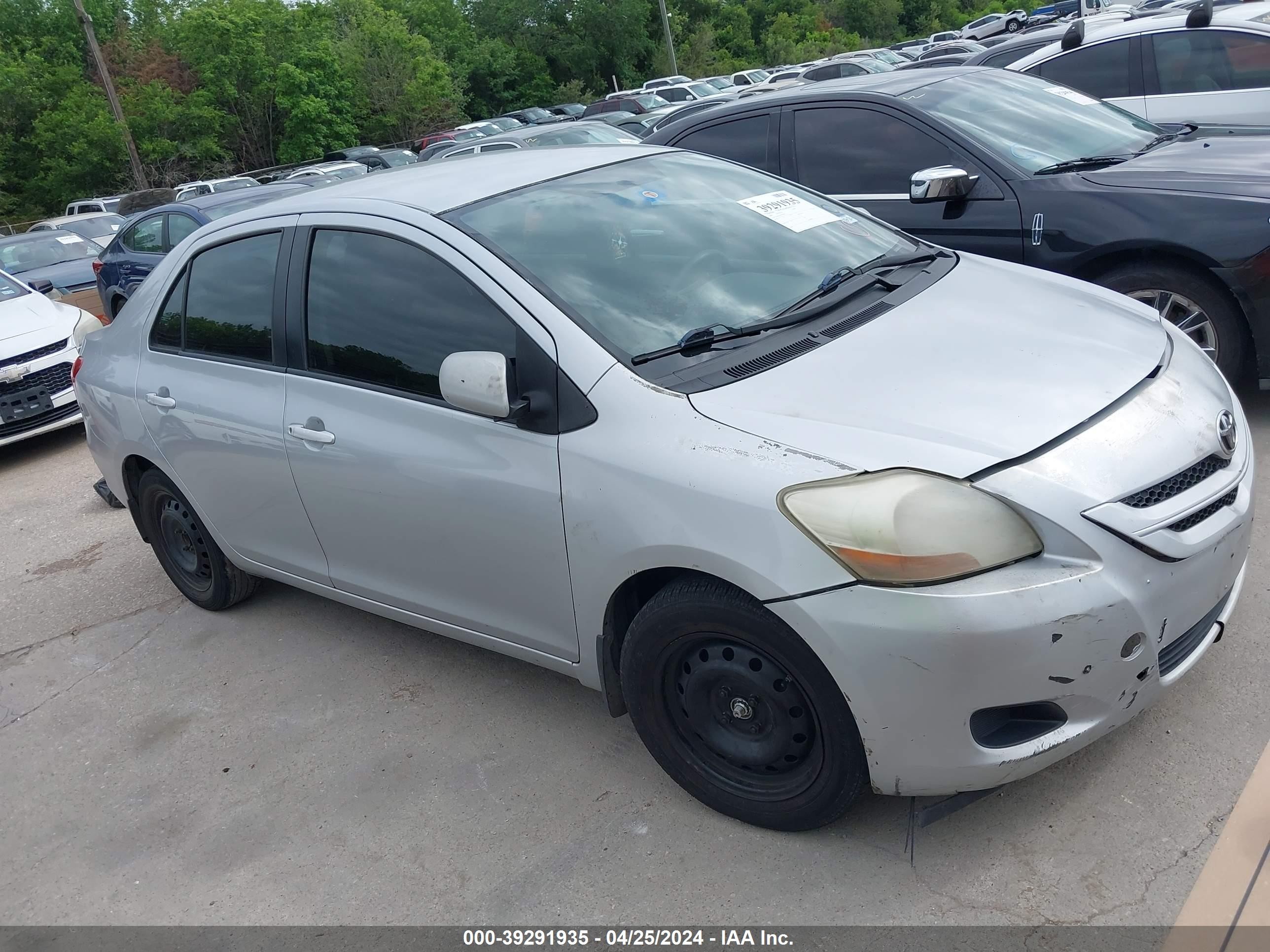 TOYOTA YARIS 2008 jtdbt923881296449